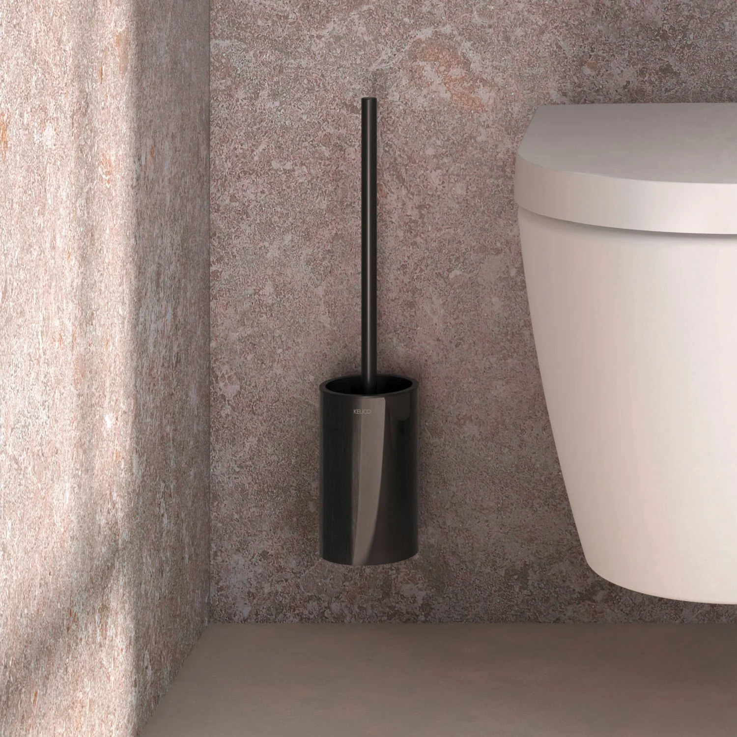 Keuco HERA Toilettenbürstengarnitur mit Gehäuse aus Echtkristallglas Bild 7
