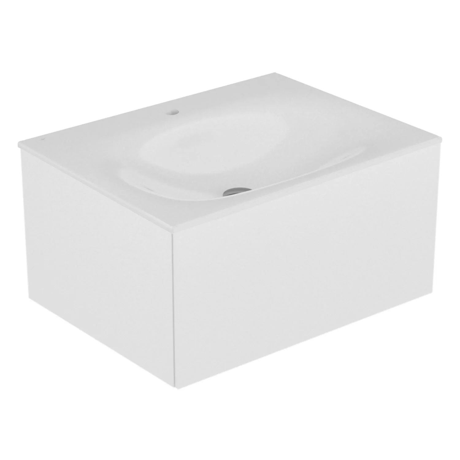 Keuco EDITION 11 Badmöbelset mit Waschtischunterbau und Keramik-Waschtisch, 70 cm Bild 2