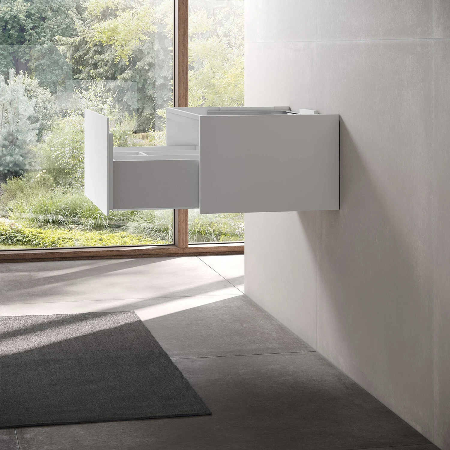 Keuco EDITION 11 Badmöbelset mit Waschtischunterbau und Keramik-Waschtisch, 70 cm Bild 6
