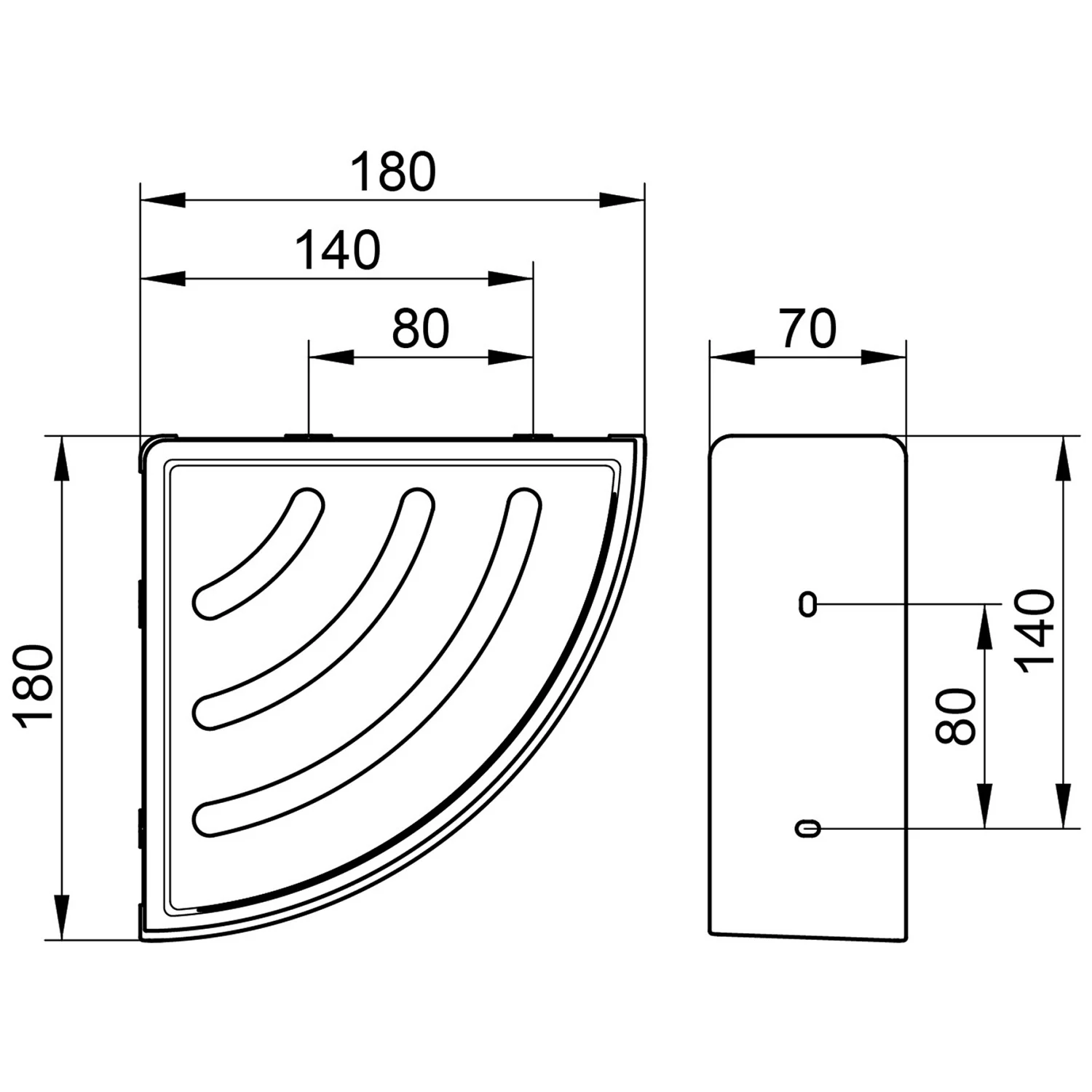 Keuco Elegance Neu Eckschwammkorb Bild 2