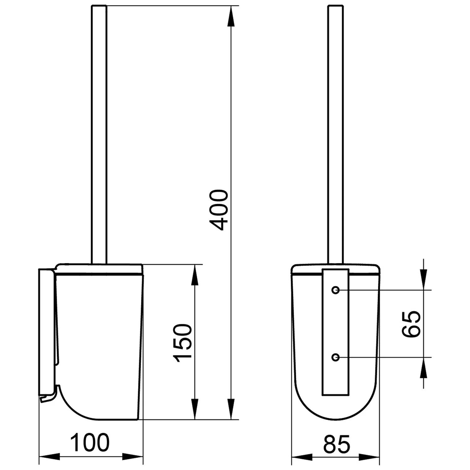 Keuco Elegance Neu Toilettenbürstengarnitur Bild 2