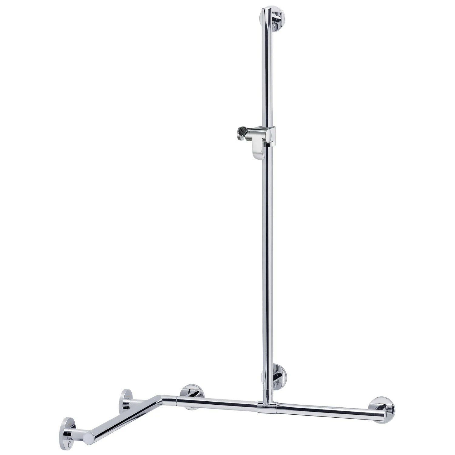 Keuco Plan Care Duschhandlauf mit Brausestange 80 x 80 cm