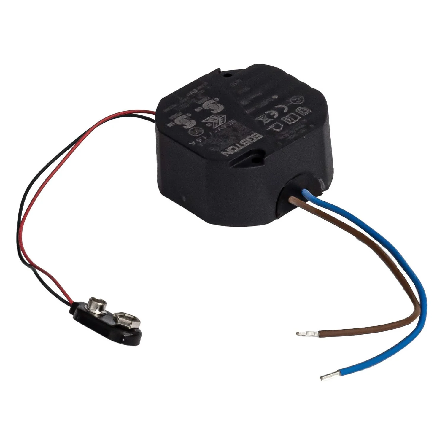 Element elektroniczny z przewodami, czarny kolor, Keuco
