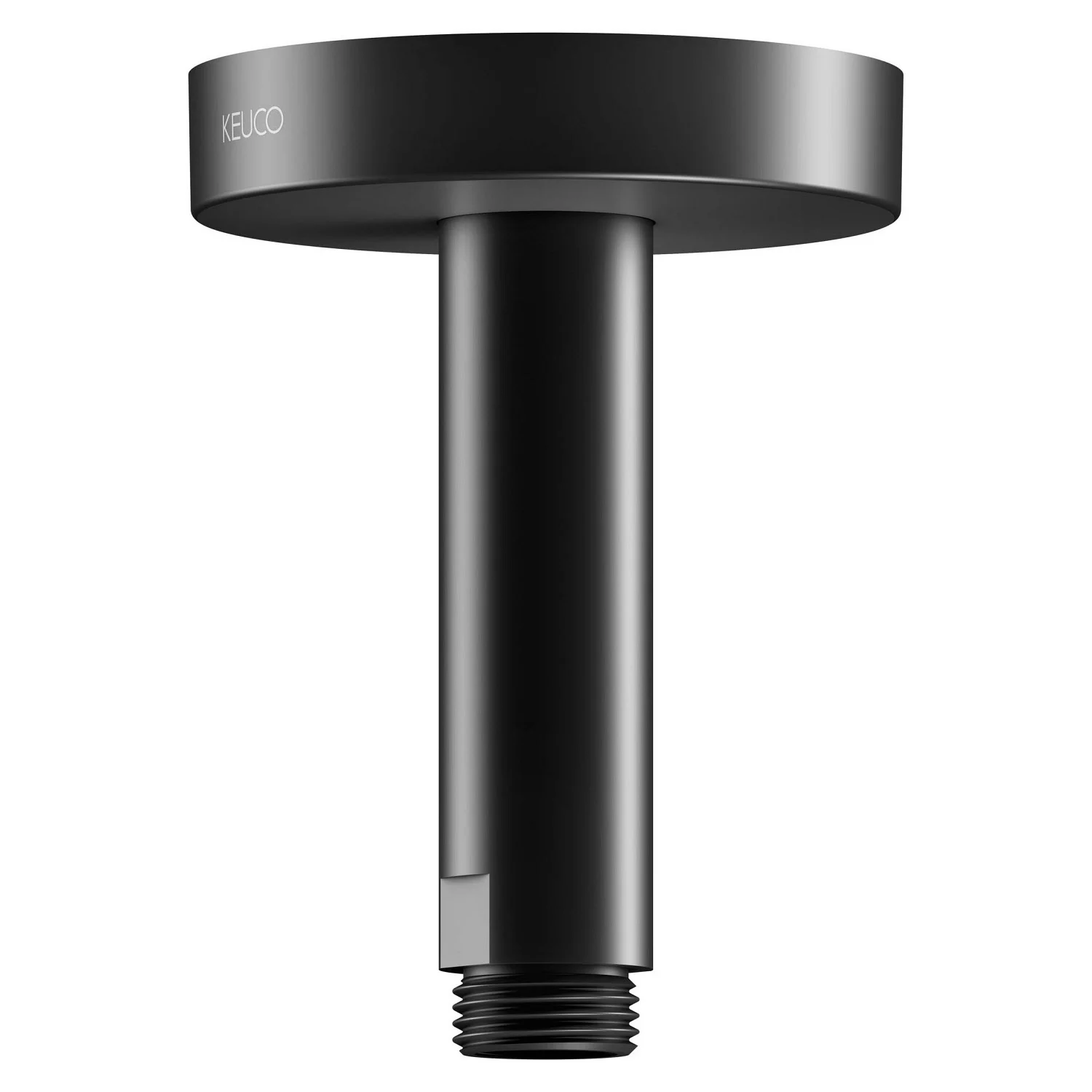 Keuco Black Selection Brausearm für Deckenanschluss, Höhe 10 cm, rund