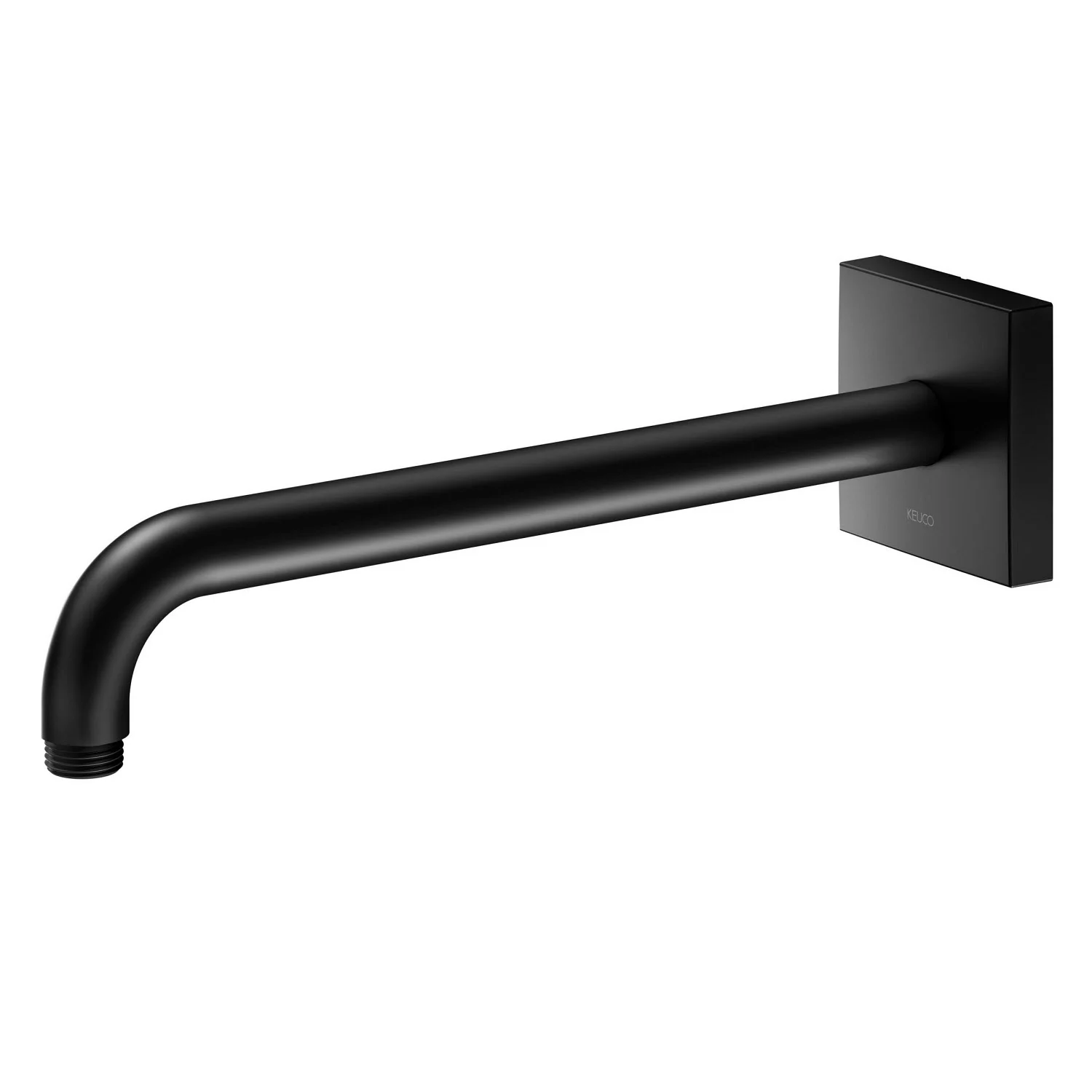 Keuco Black Selection Brausearm für Wandanschluss, Ausladung 30 cm, eckig Bild 2