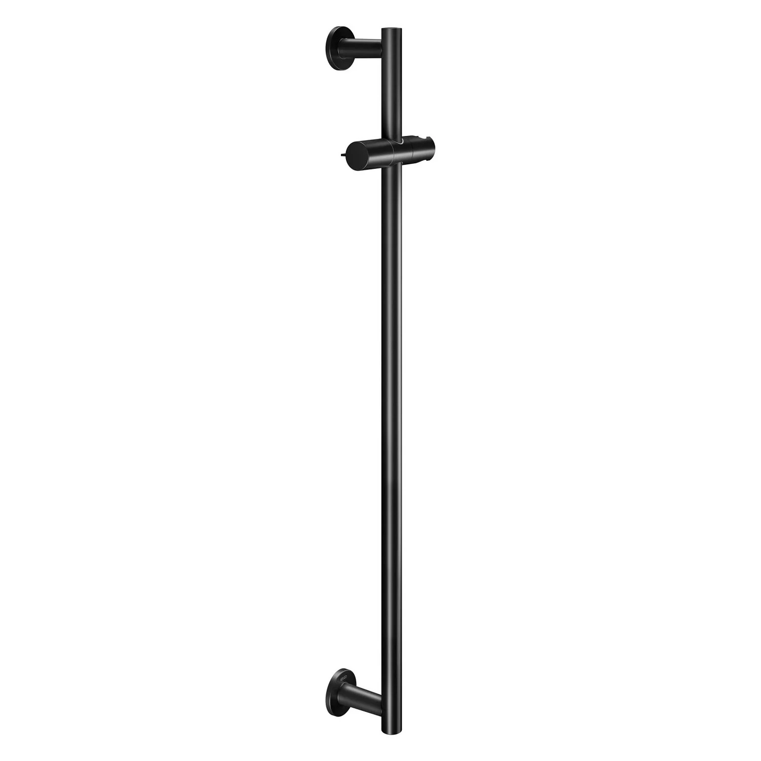 Keuco IXMO Black Selection Brausestange mit Brauseschieber, 85,5 cm,  runde Rosetten