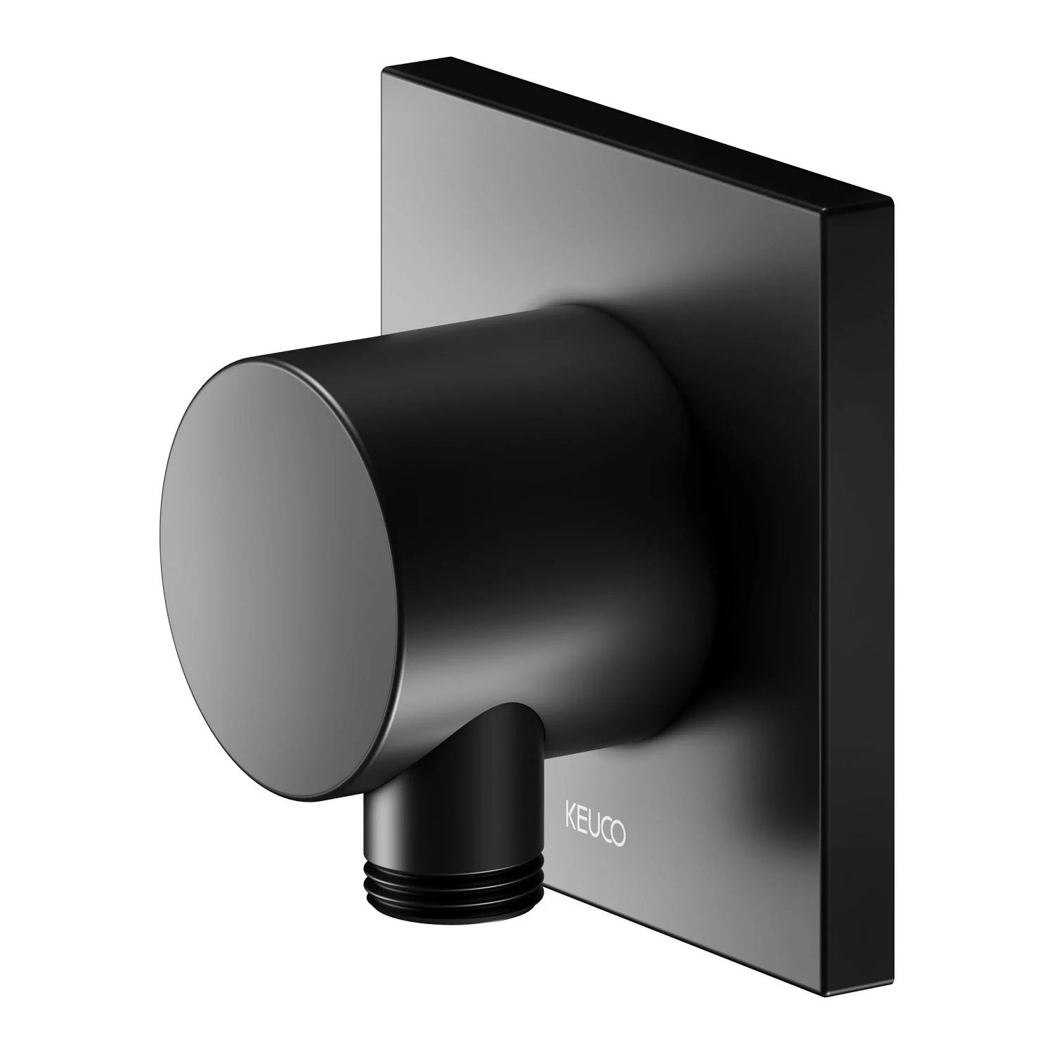 Keuco IXMO Black Selection Schlauchanschluss mit Brausehalter, eckig Bild 2