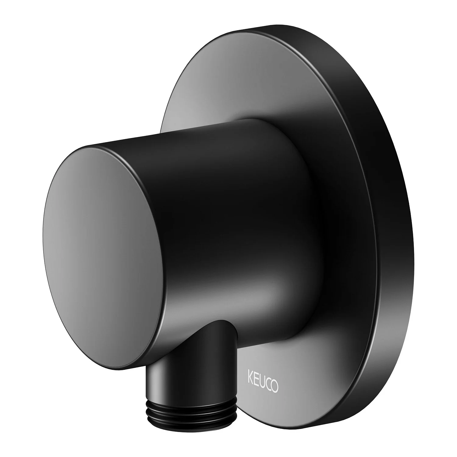 Keuco IXMO Black Selection Schlauchanschluss mit Brausehalter, rund Bild 2