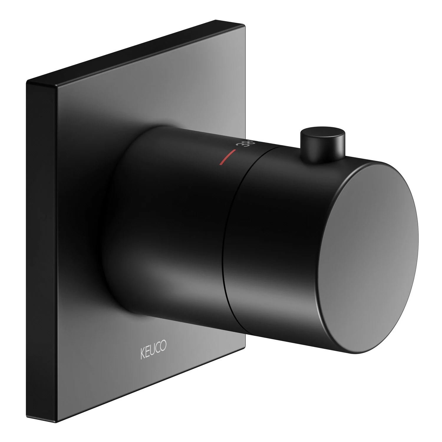 Keuco IXMO Black Selection Thermostatarmatur Unterputz, eckig