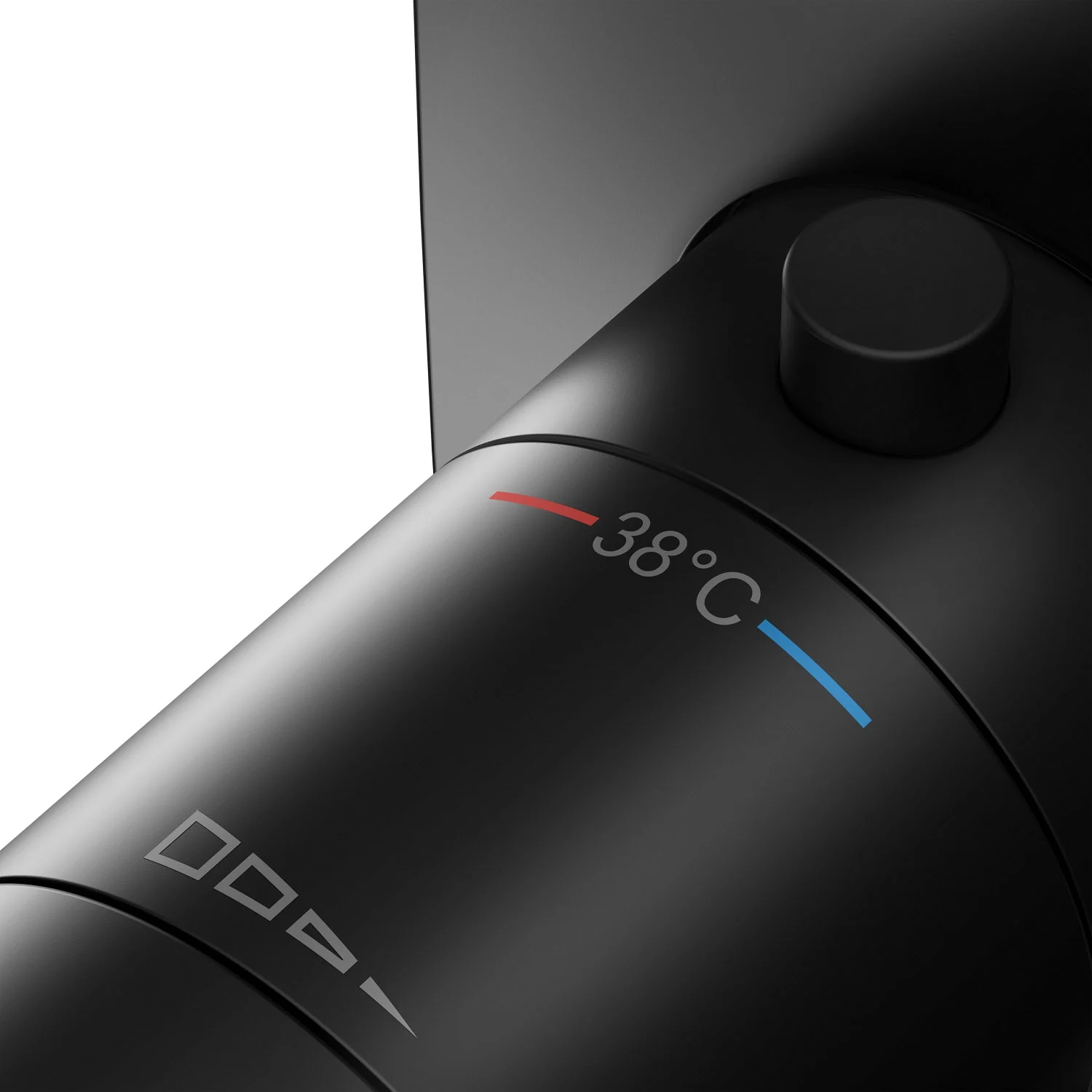 Keuco IXMO_solo Black Selection Unterputz-Thermostatarmatur mit Schlauchanschluss, eckig Bild 4
