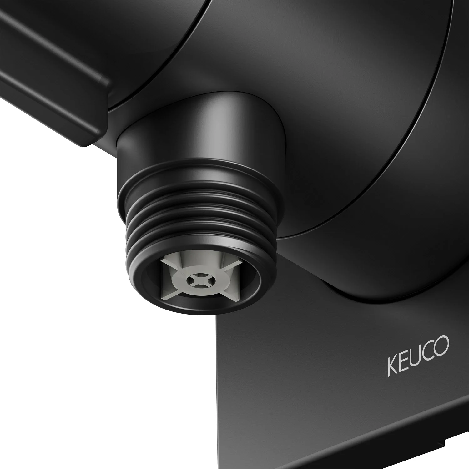 Keuco IXMO_solo Black Selection Unterputz-Thermostatarmatur mit Schlauchanschluss, eckig Bild 6
