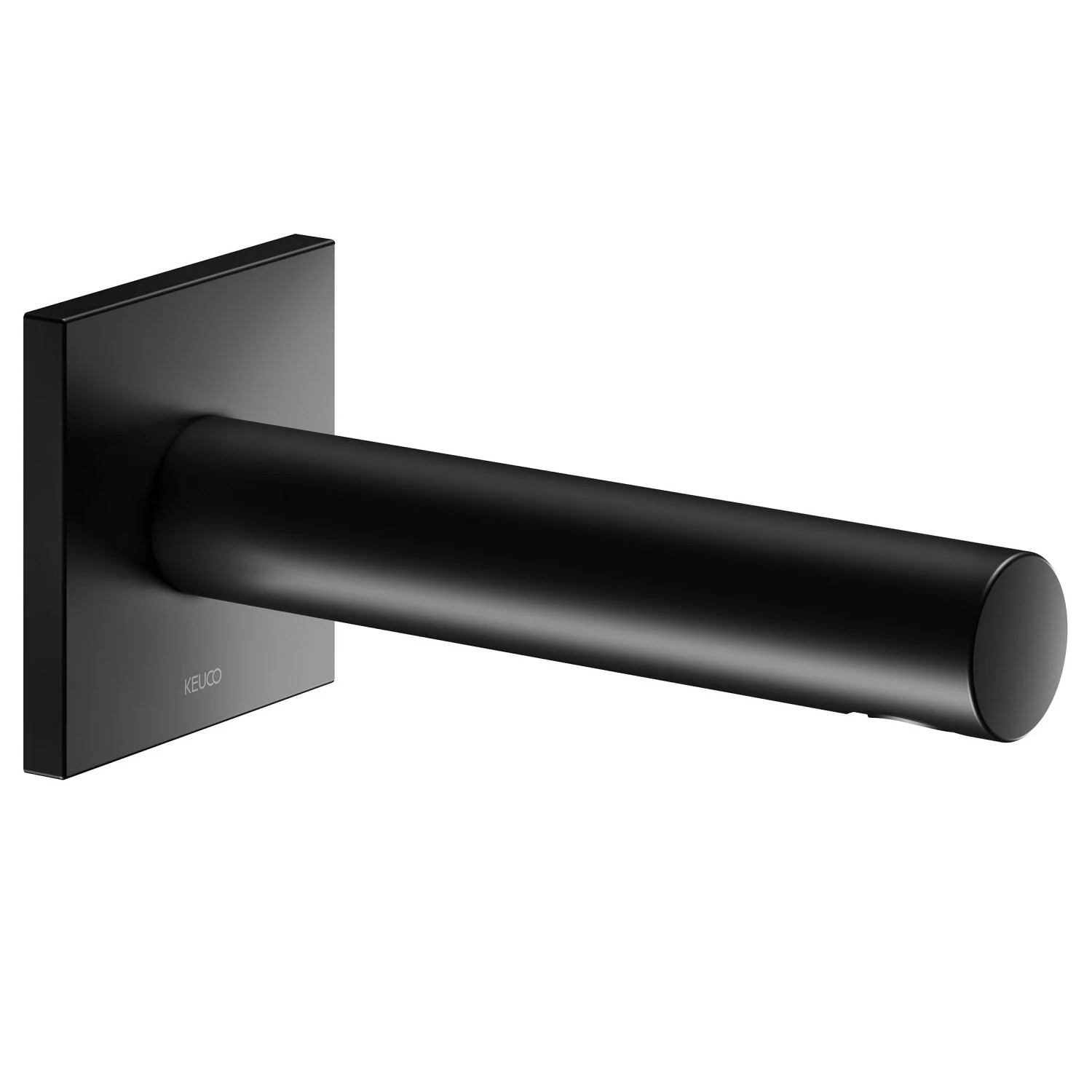 Keuco IXMO Black Selection Wanneneinlauf Unterputz, Ausladung 18 cm, Rosette eckig