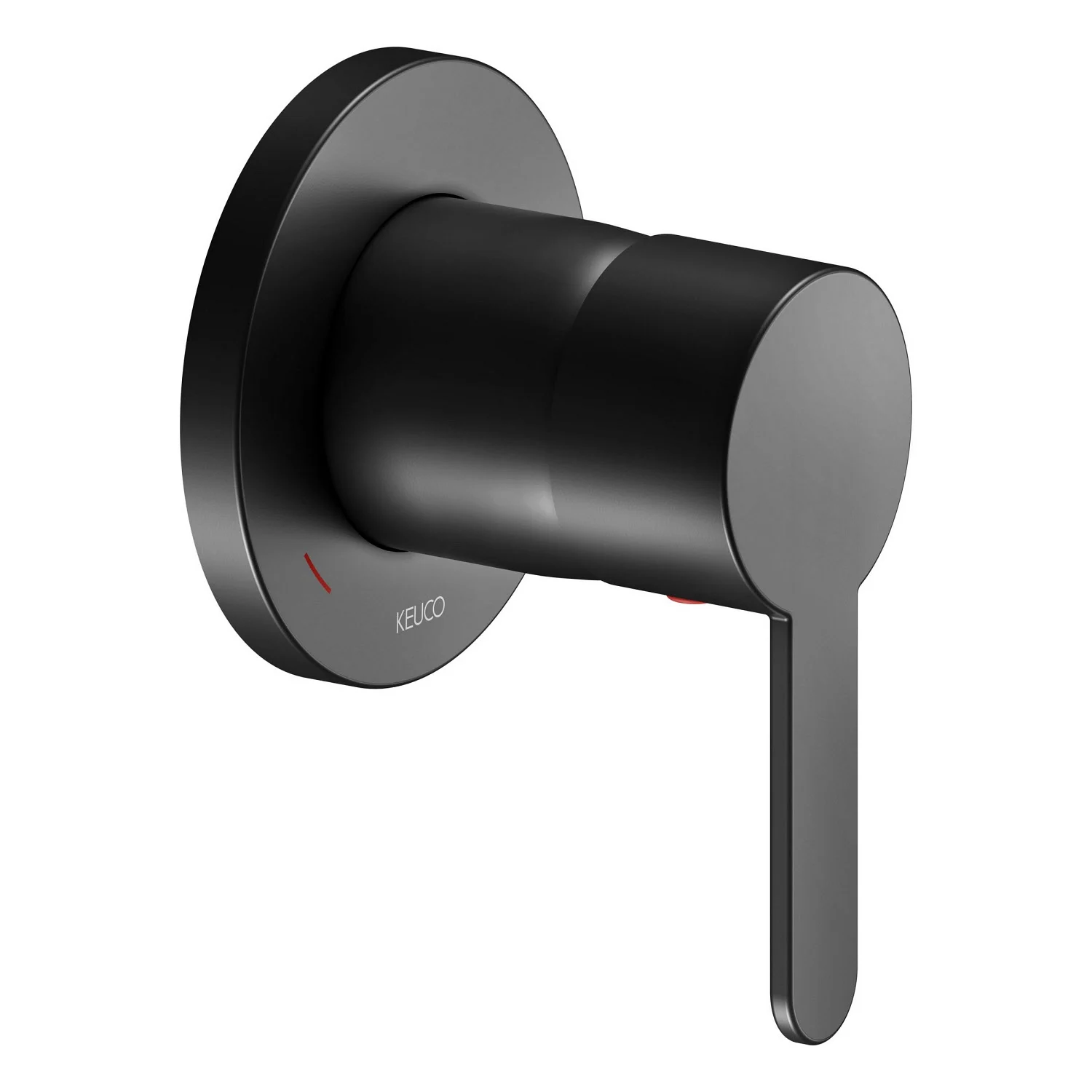 Keuco IXMO Flat Black Selection Unterputz-Einhebelmischer, rund