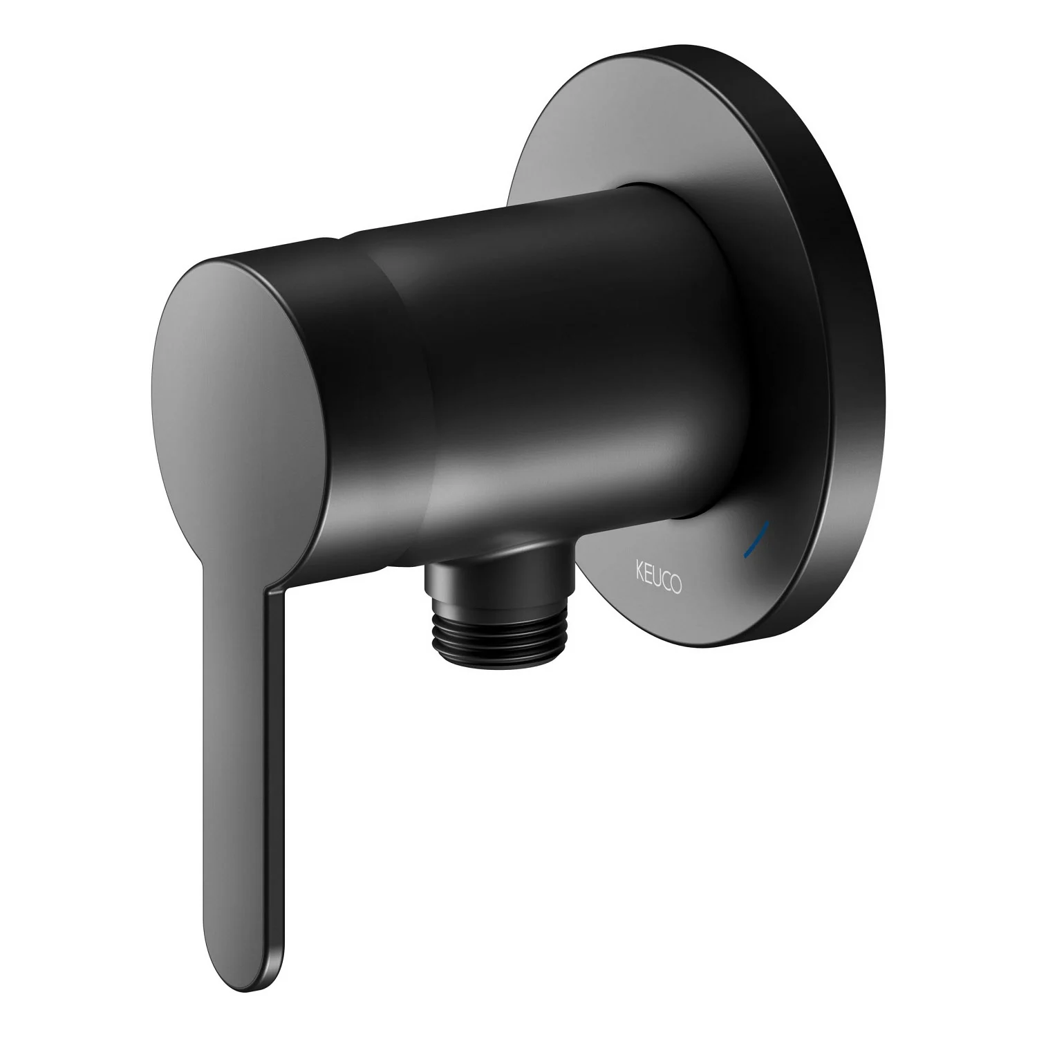 Keuco IXMO Flat Black Selection Unterputz-Einhebel-Brausemischer, mit Schlauchanschluss, rund Bild 2