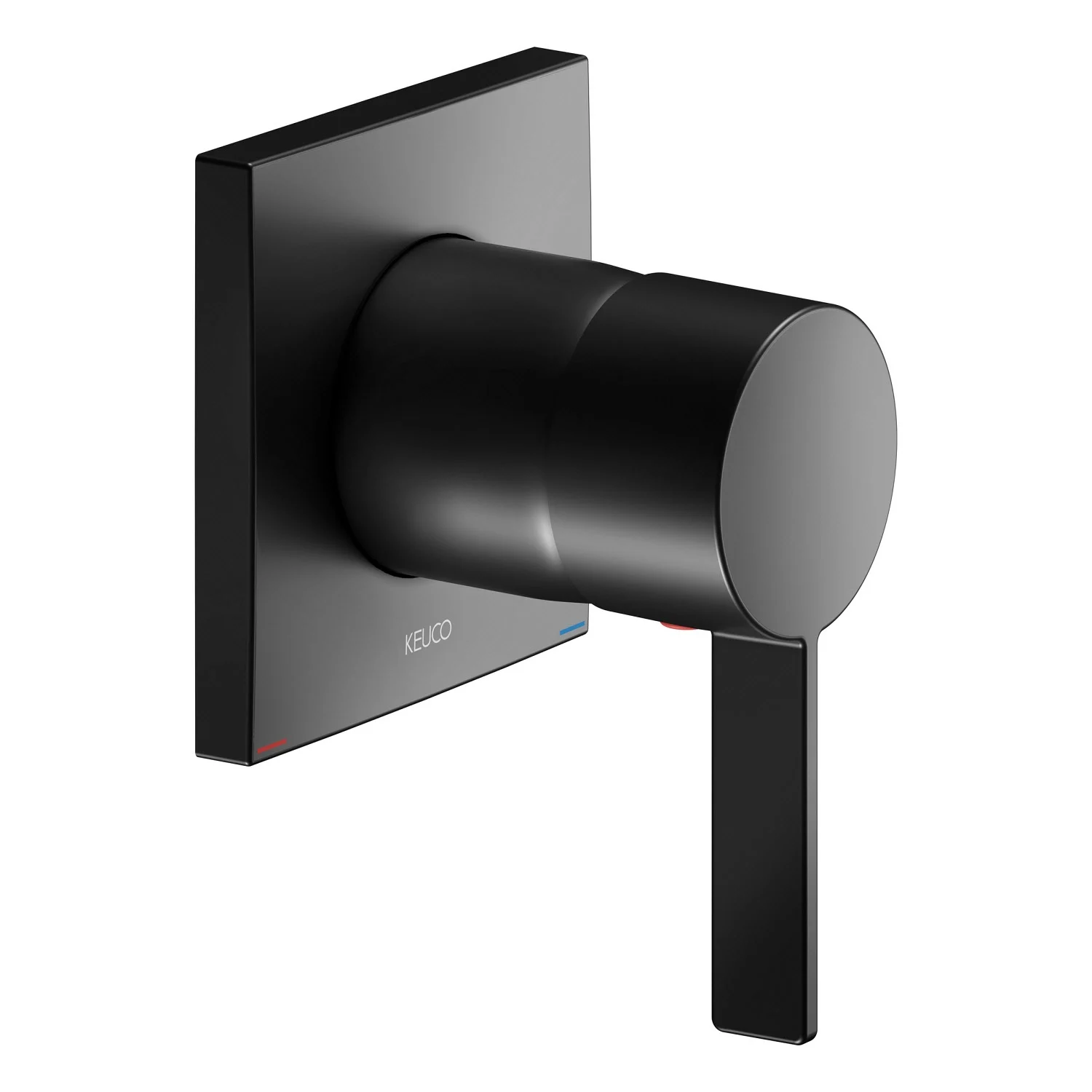 Keuco IXMO Pure Black Selection Unterputz-Einhebelmischer, eckig