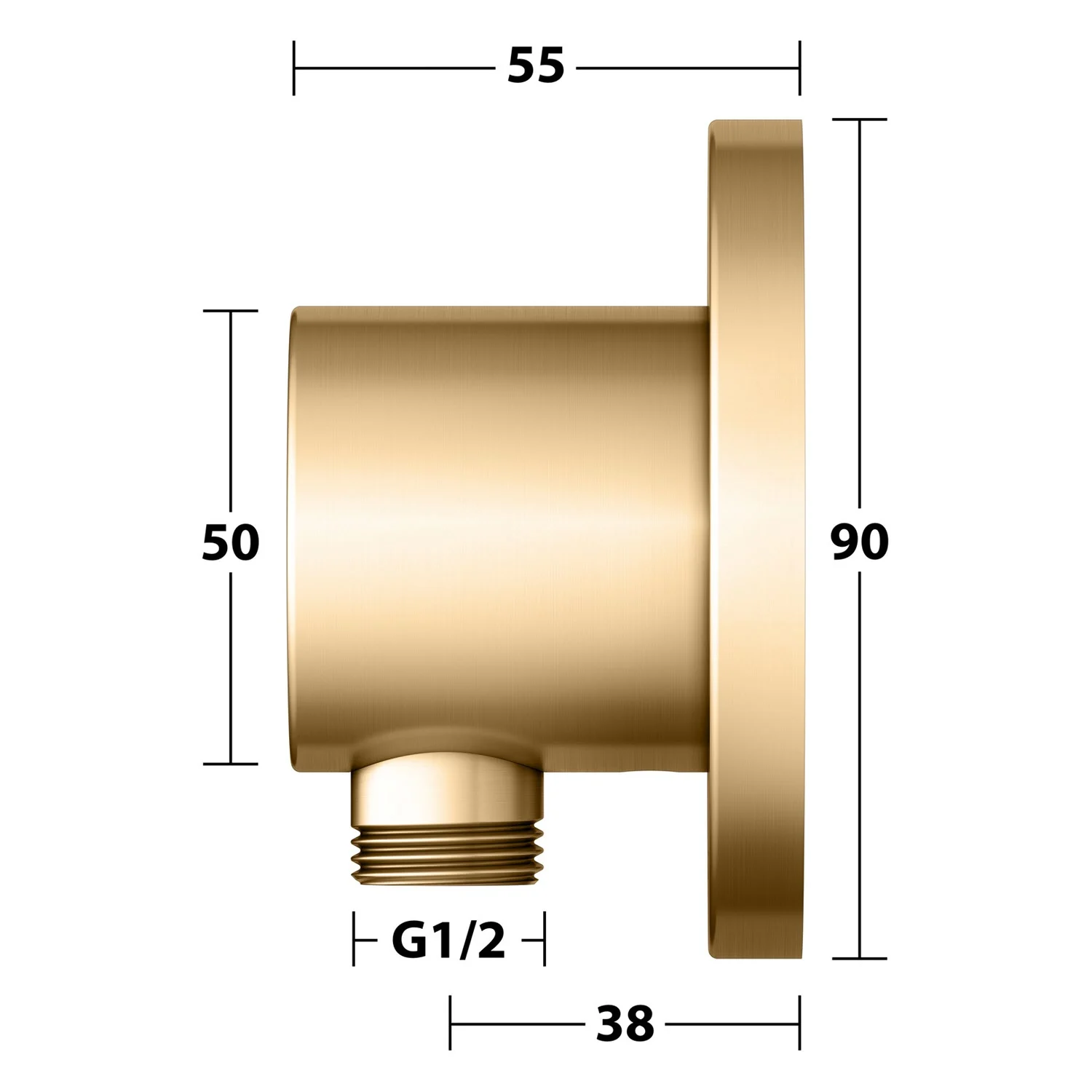 Keuco IXMO Schlauchanschluss DN 15 rund Bild 4