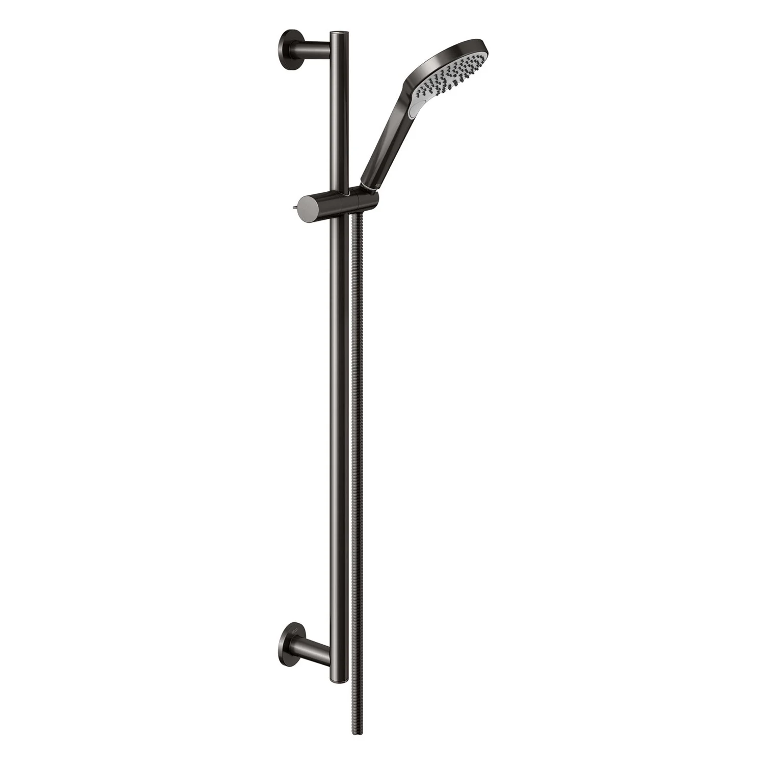 Keuco IXMO Brause-Set mit Brausestange, Brauseschieber, Schlauch und Handbrause, runde Rosetten