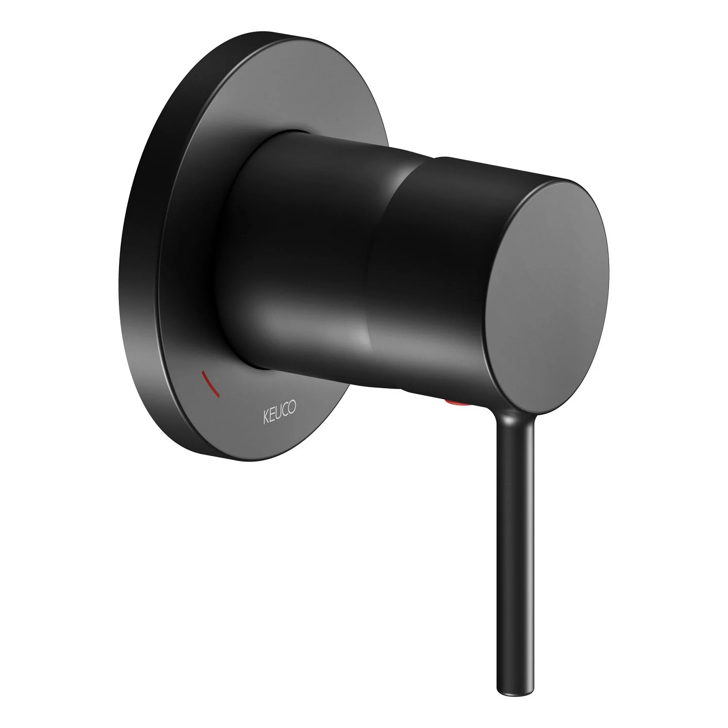 Keuco IXMO Soft Black Selection Unterputz-Einhebelmischer, rund