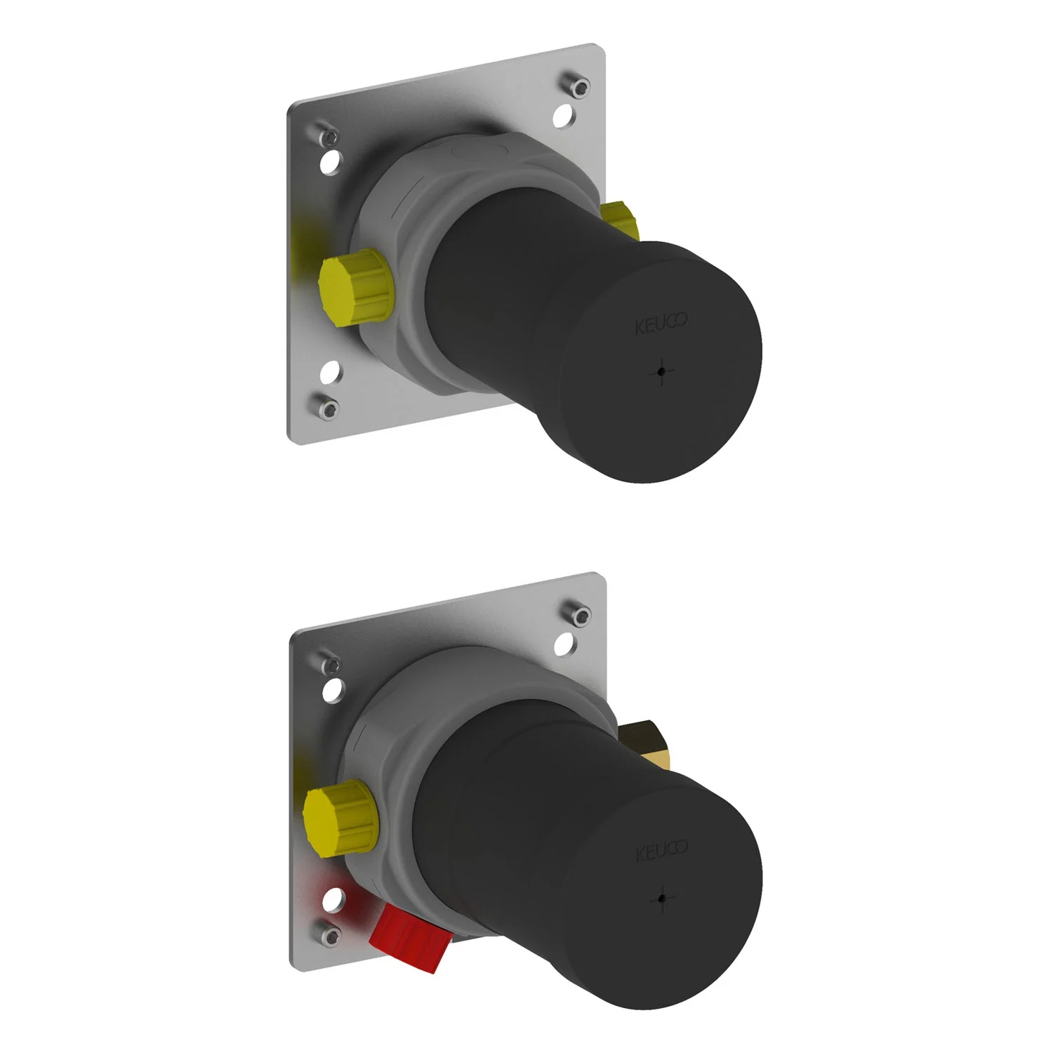 Keuco IXMO Unterputz Duschsystem mit Thermostatarmatur, Stabhandbrause und Kopfbrause, eckig Bild 11