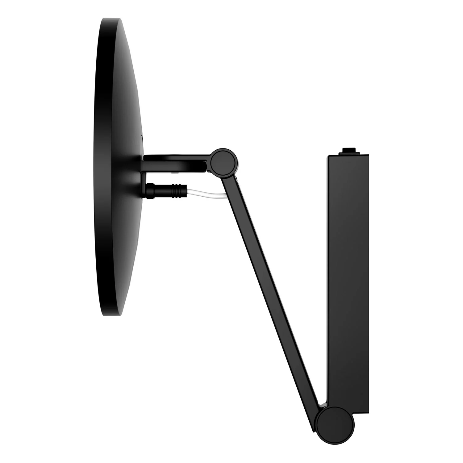 Keuco iLook-move Kosmetikspiegel, rund mit 5-fach Vergrößerung, Wandmodell Bild 3