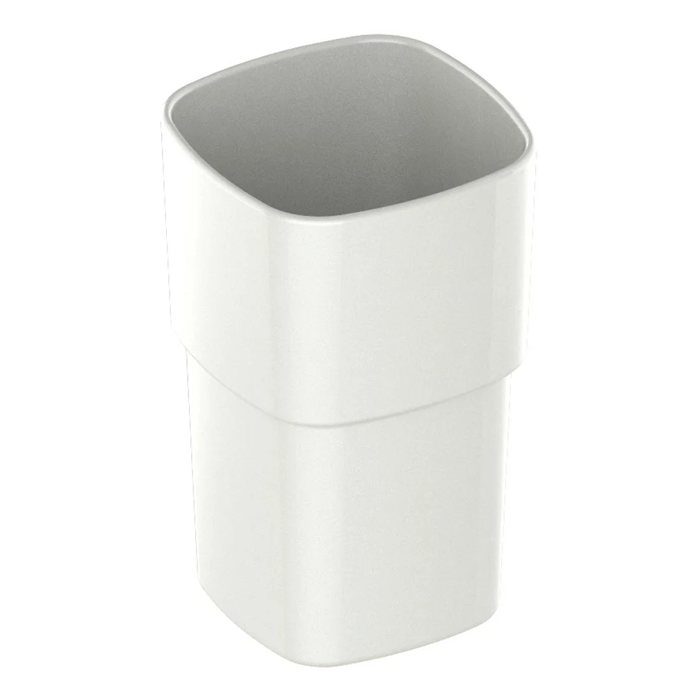 Biały kubek porcelanowy z widoku bocznego, Keuco