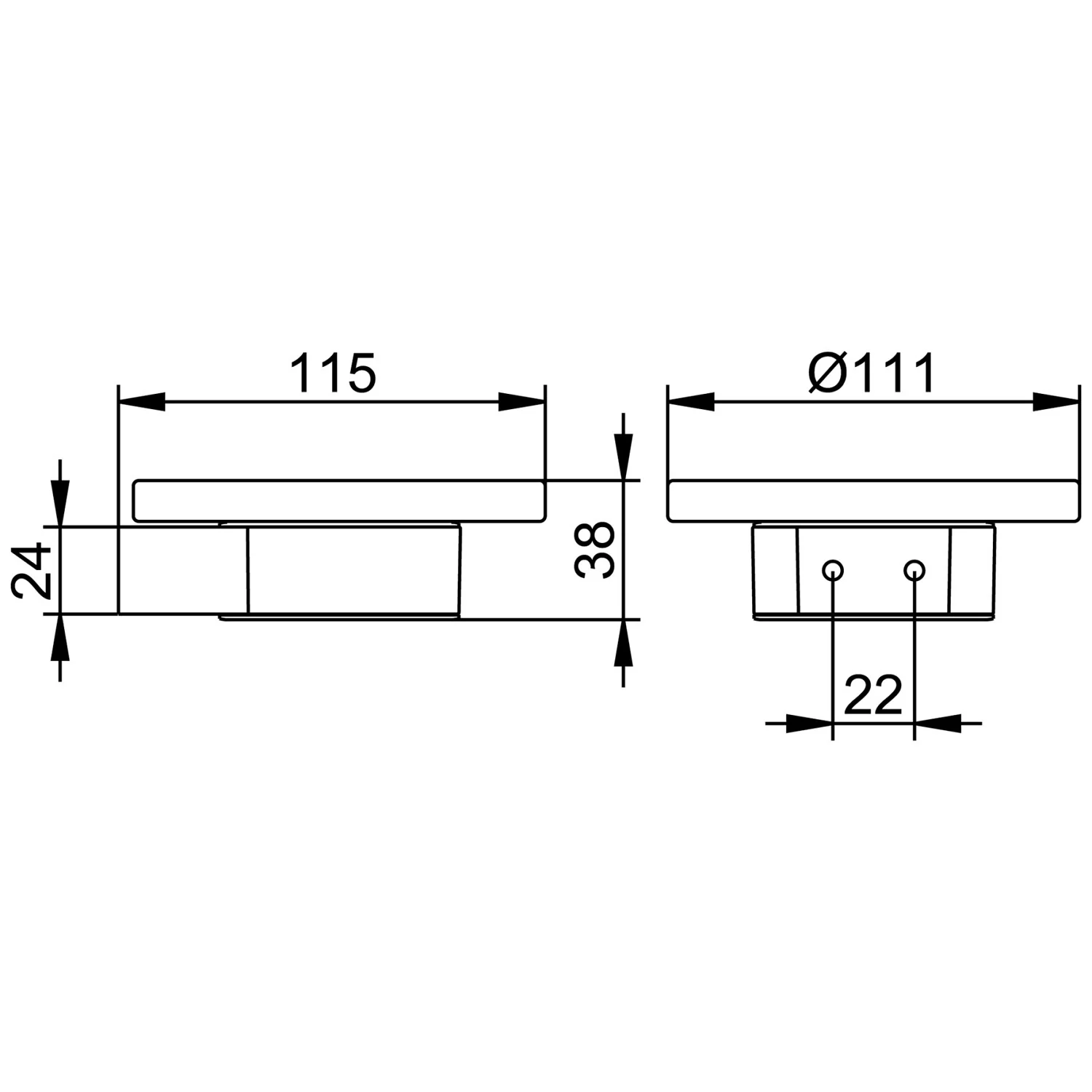 Keuco Plan Seifenablage, komplett Bild 2