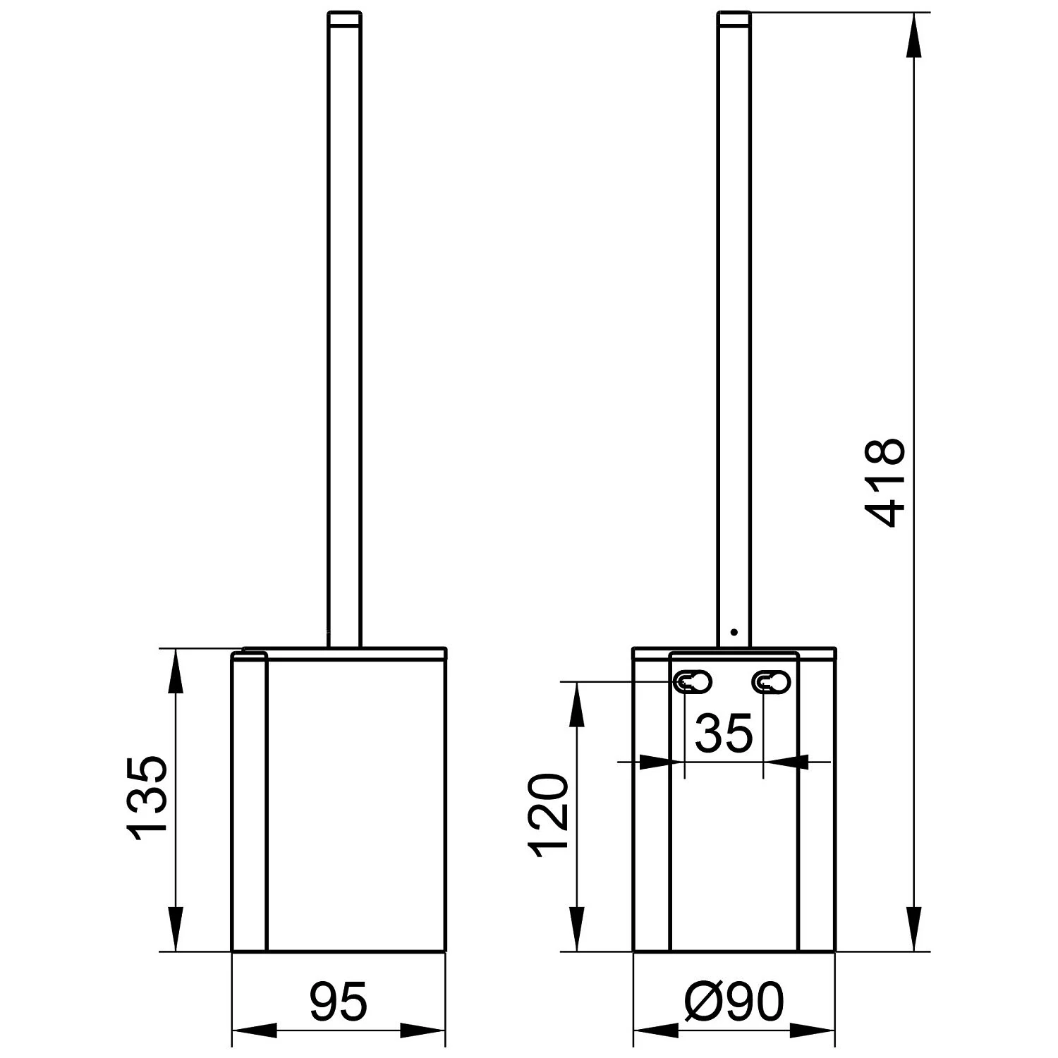 Keuco Plan Toilettenbürstengarnitur Bild 3