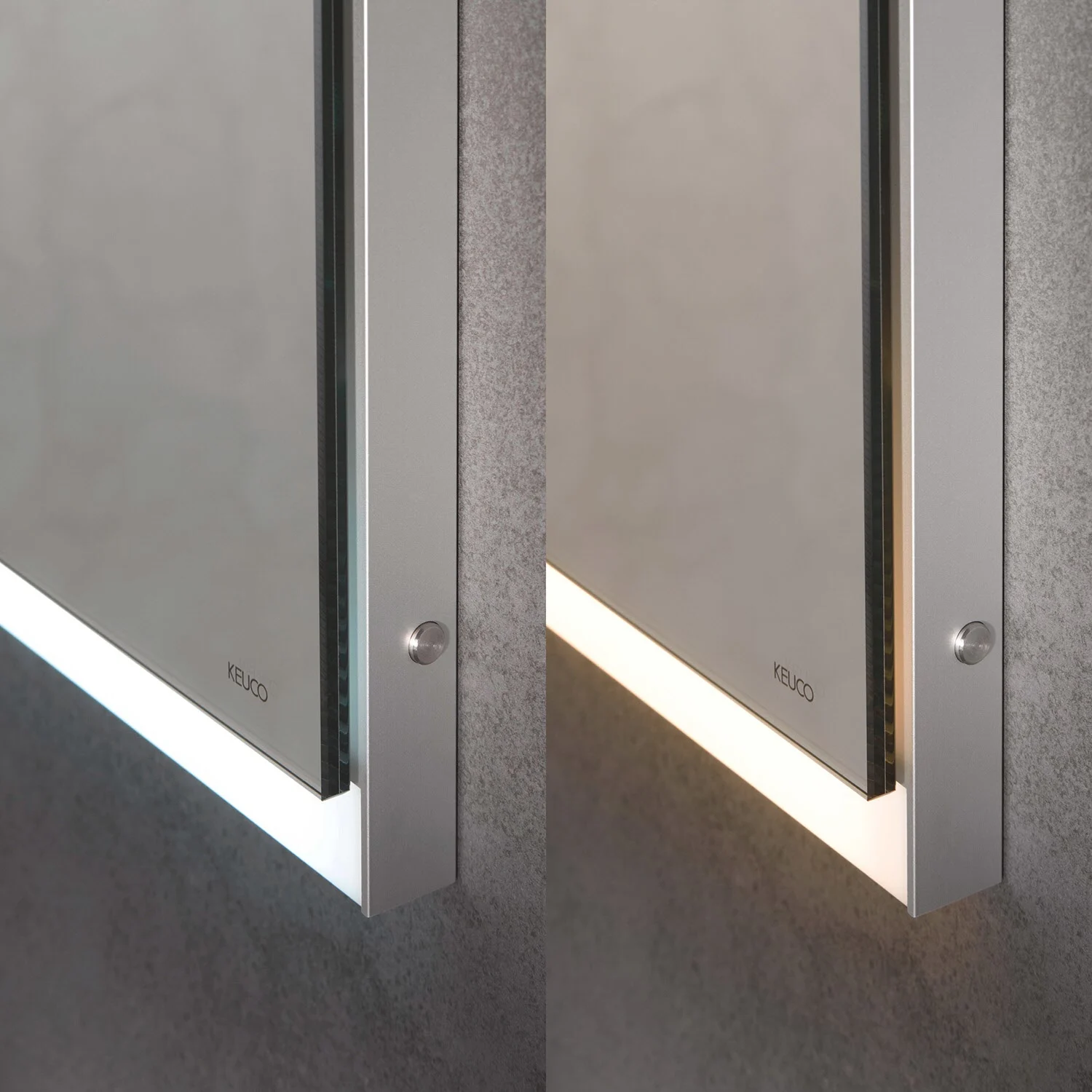 Keuco Royal P94 Unterputz-Spiegelschrank 2-türig 120 x 10,7 cm, mit LED-Beleuchtung Bild 3