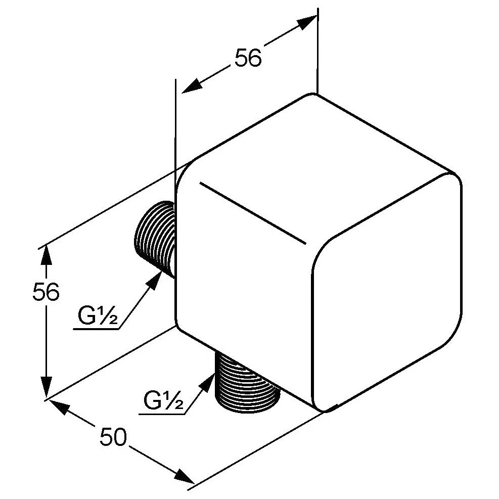 Kludi A-QA Schlauch Anschlussbogen Bild 2