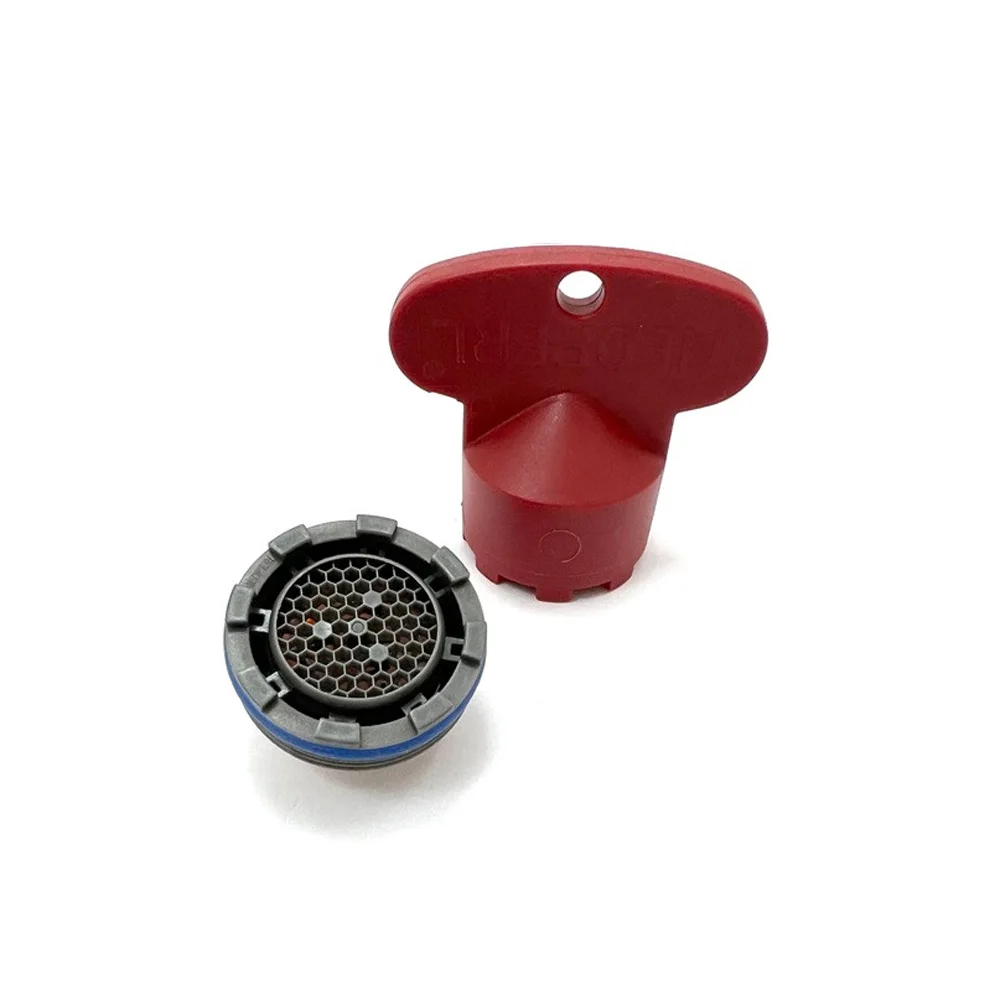 Czerwony aerator i regulator strumienia, Kludi