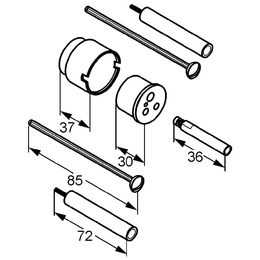 Kludi Verlängerung UP Bild 2