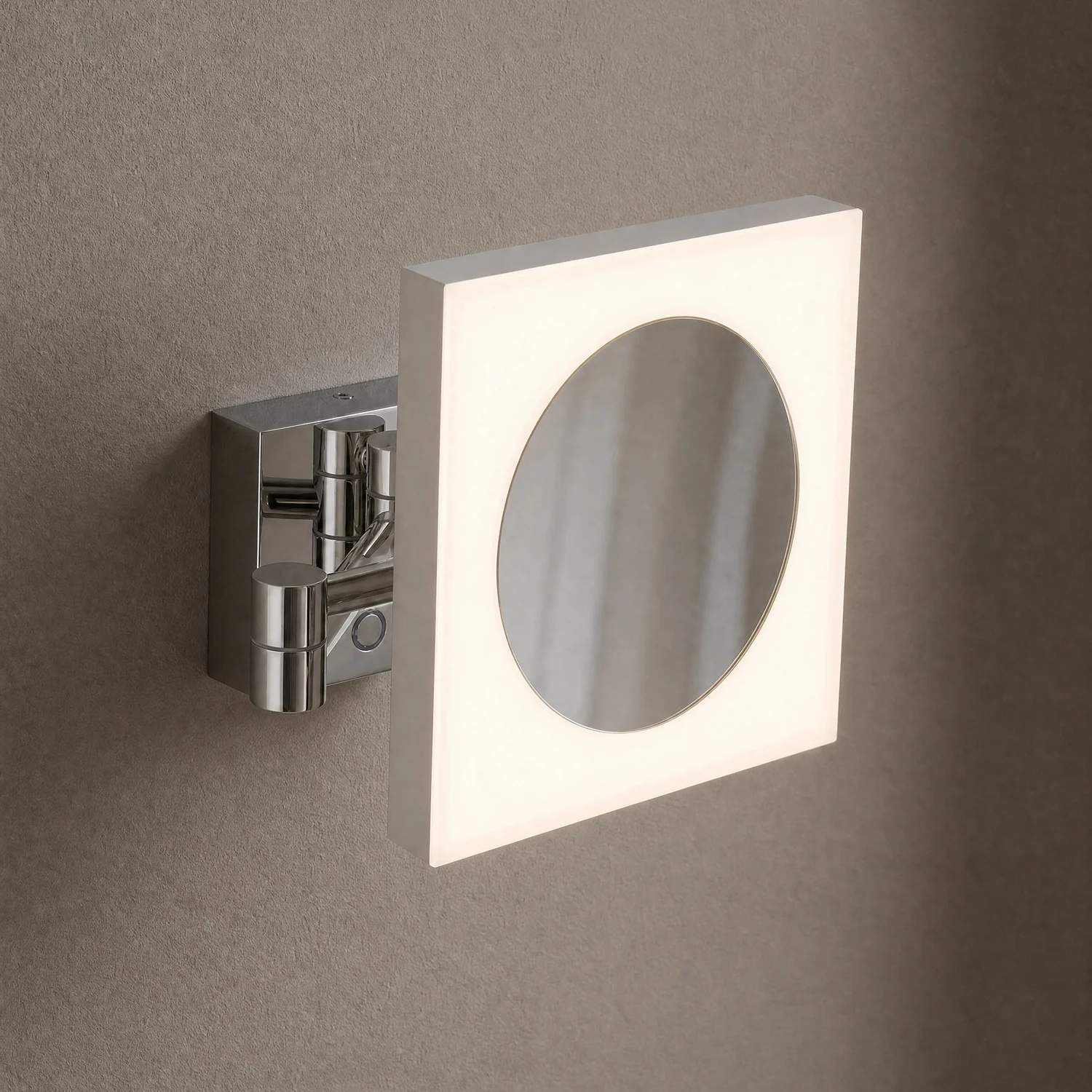 Kronenbach LED Kosmetikspiegel 2.0 Wandmodell eckig mit Direktanschluss
