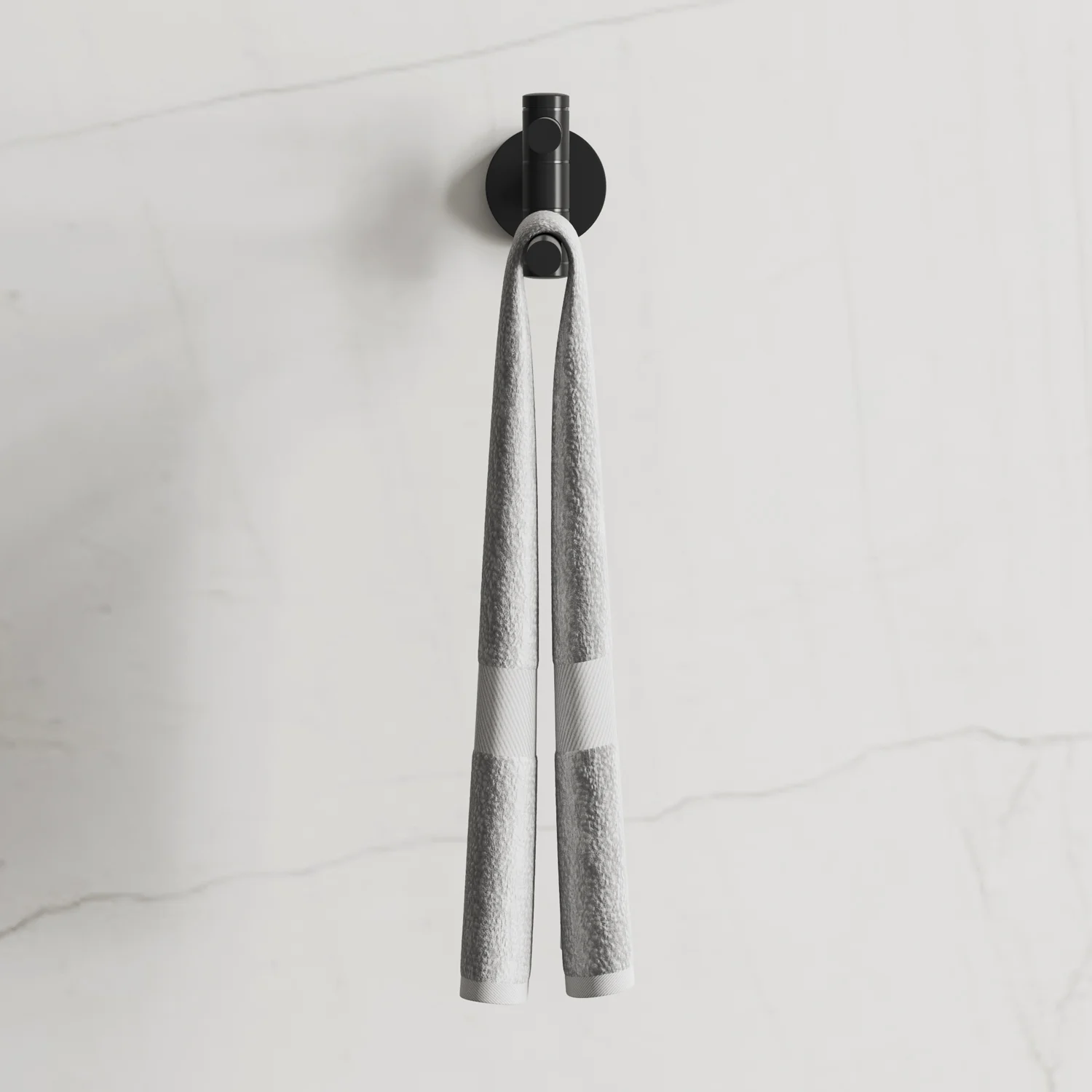 Kronenbach Lima 2.0 Black Handtuchhalter 2-armig 46,5 cm Bild 6