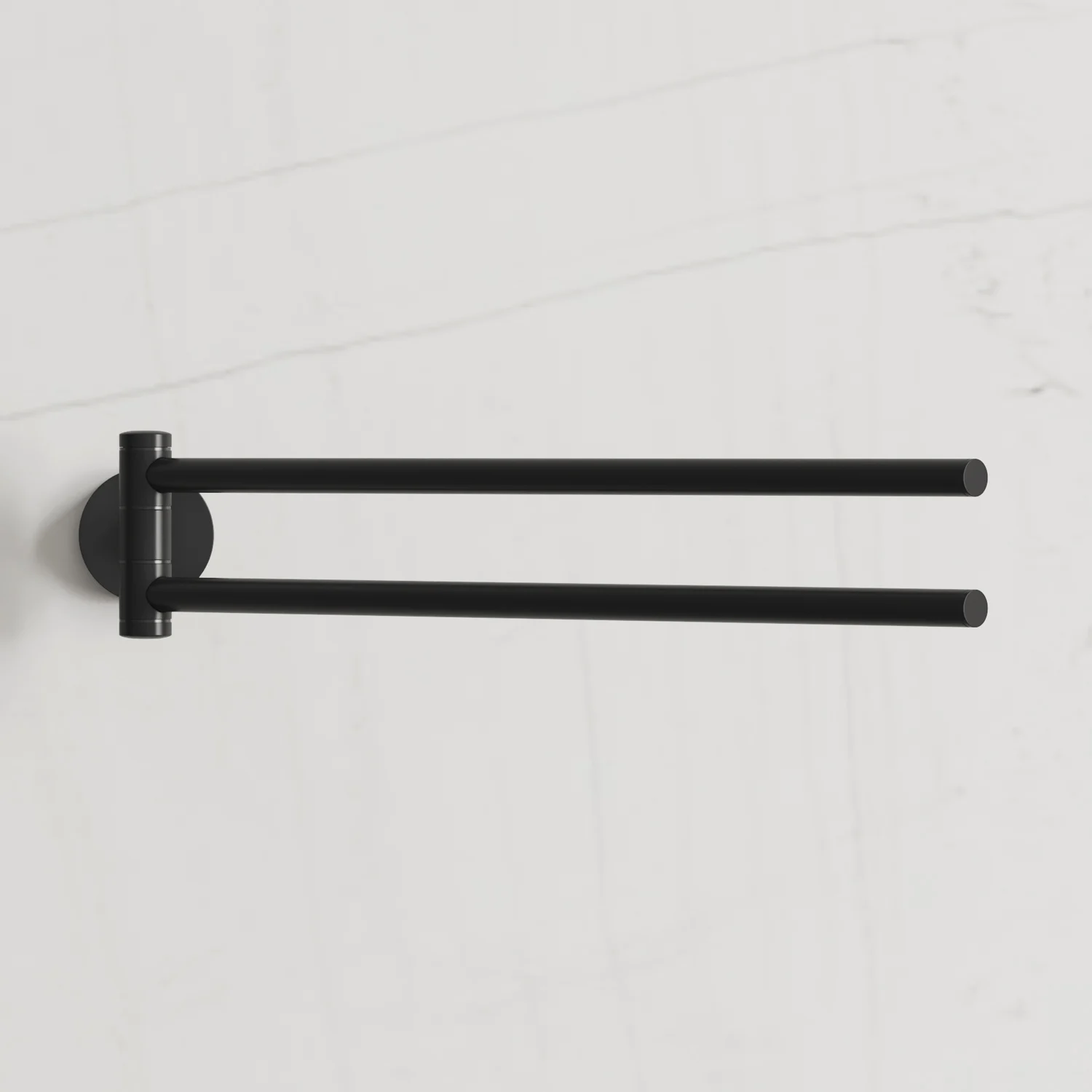 Kronenbach Lima 2.0 Black Handtuchhalter 2-armig 46,5 cm Bild 8