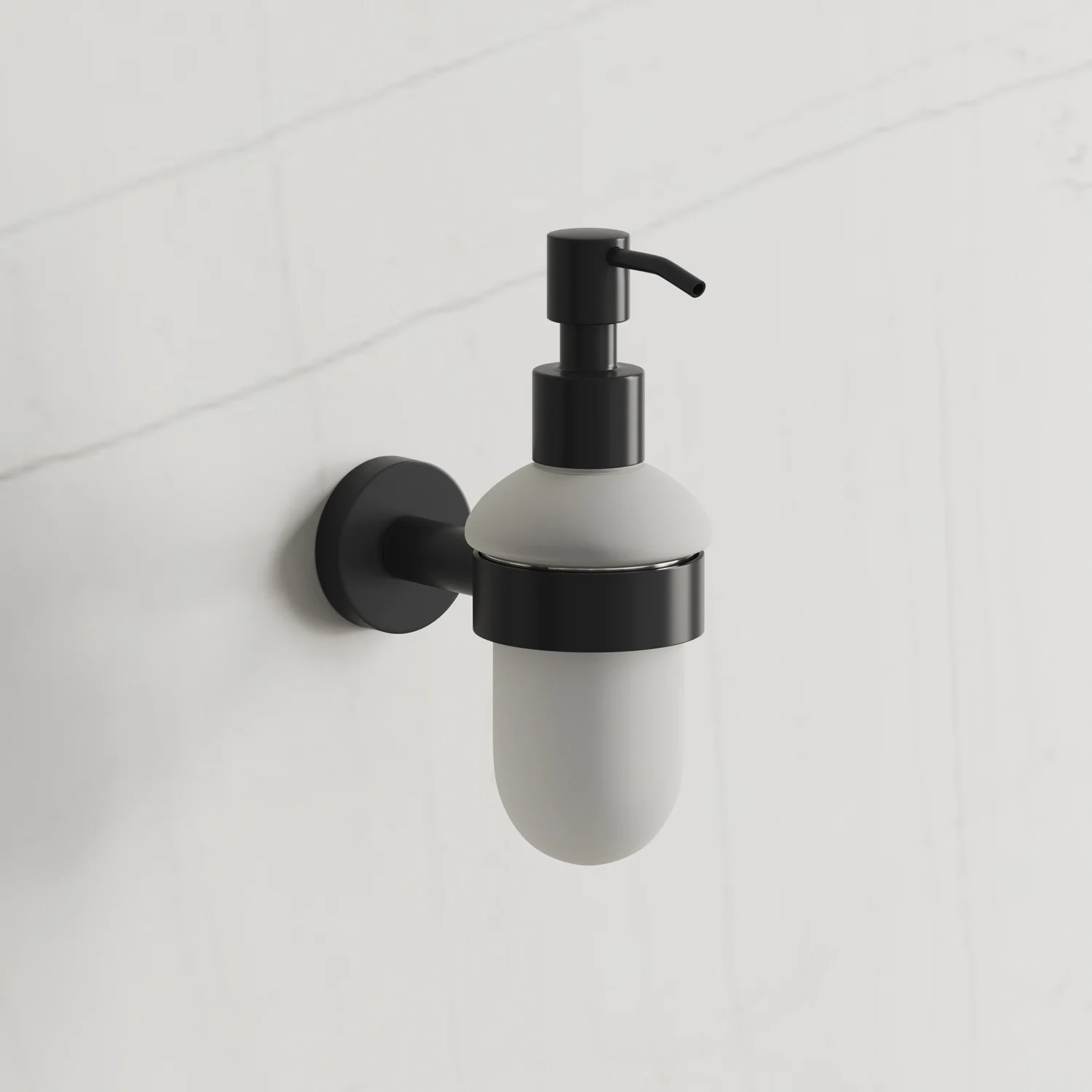 Kronenbach Lima 2.0 Black Seifenspender, Glas