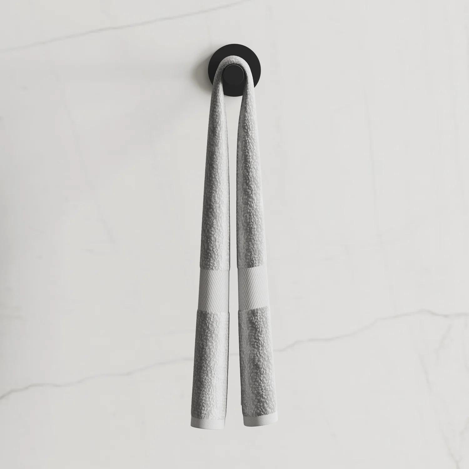 Kronenbach Lima 2.0 Black Handtuchhalter 1-armig 43 cm, starr Bild 4