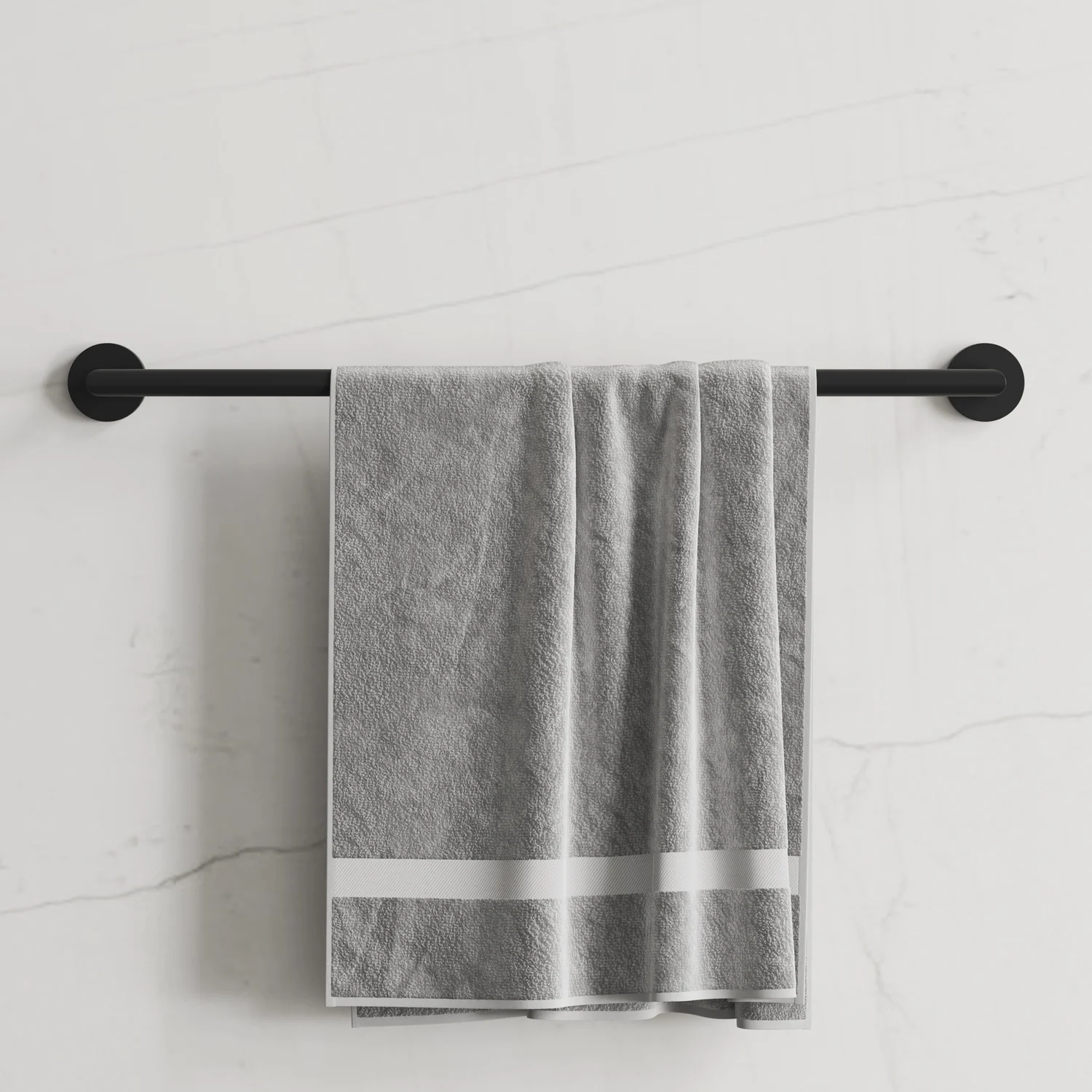 Kronenbach Lima 2.0 Black Badetuchhalter 60 cm Bild 4