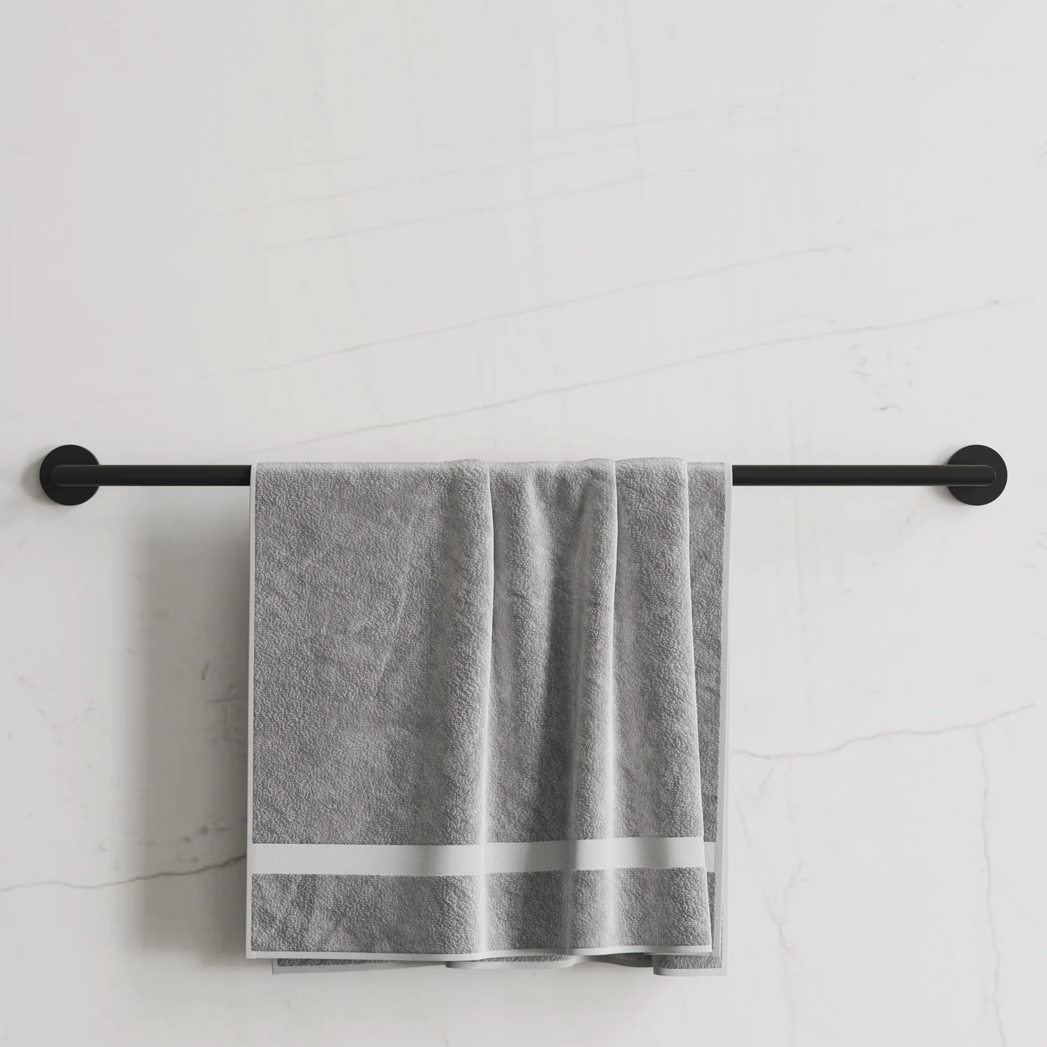 Kronenbach Lima 2.0 Black Badetuchhalter 80 cm Bild 4