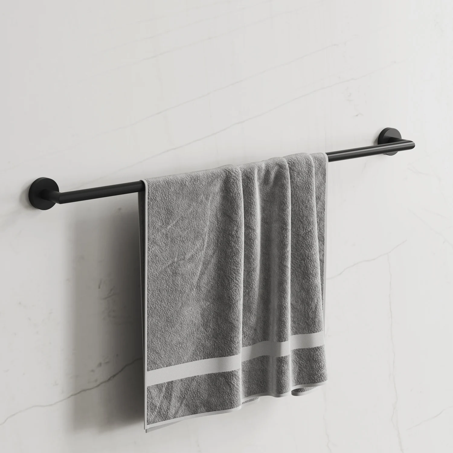 Kronenbach Lima 2.0 Black Badetuchhalter 80 cm Bild 3