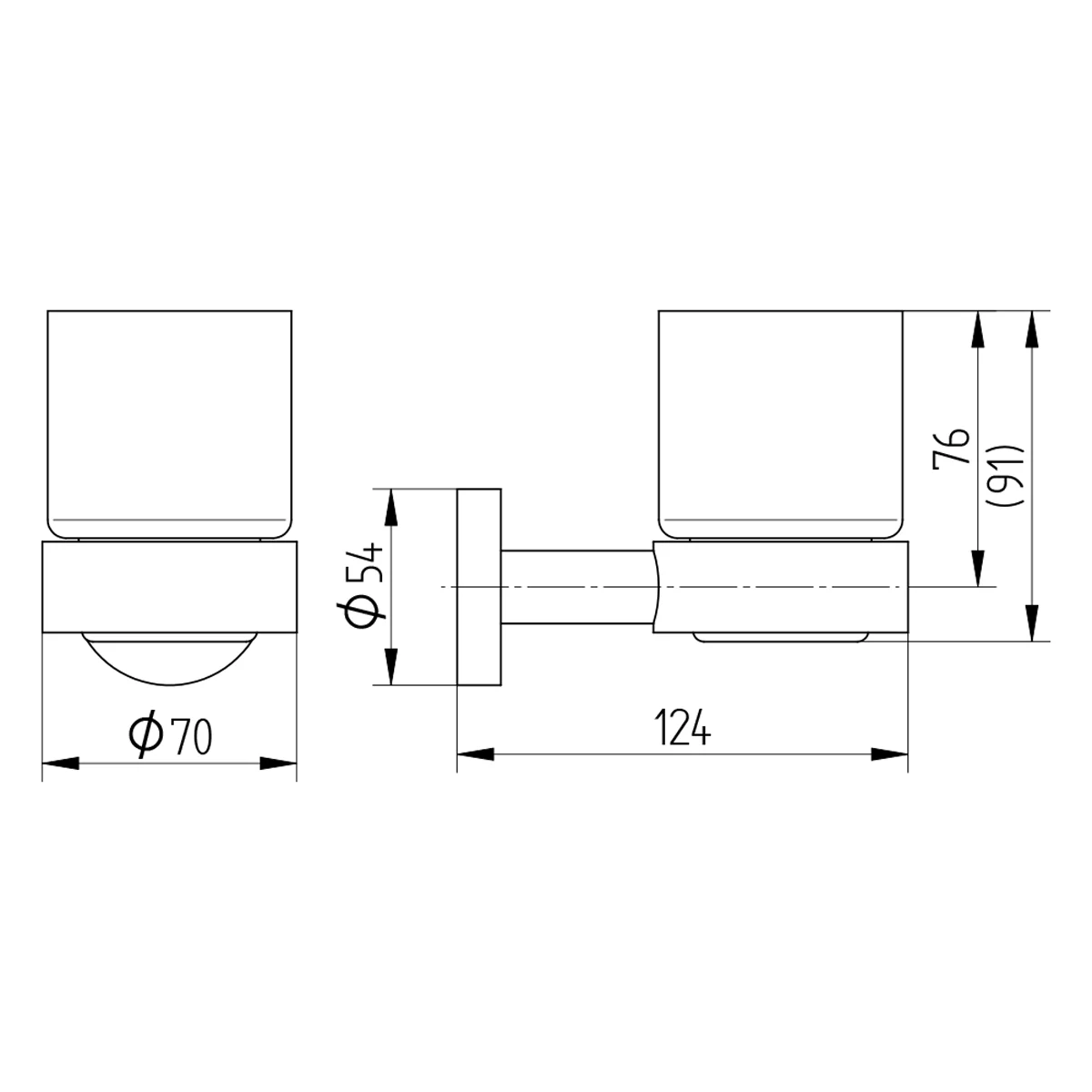 Kronenbach Lima 2.0 Black Glashalter Bild 5