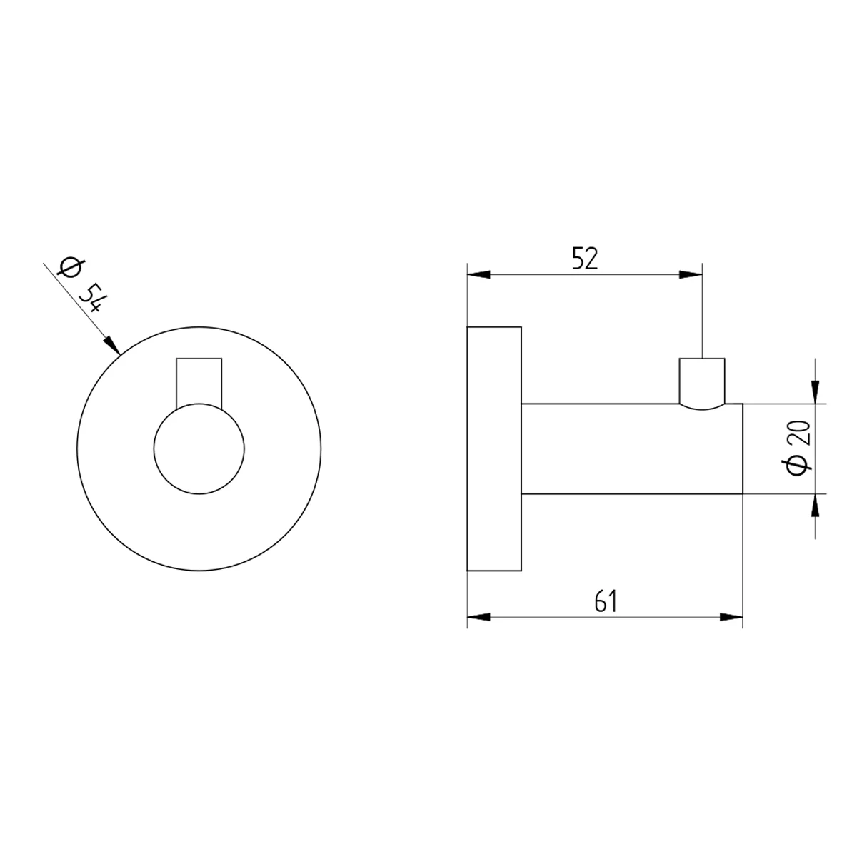 Kronenbach Lima 2.0 Black Haken mit Konsole Bild 5
