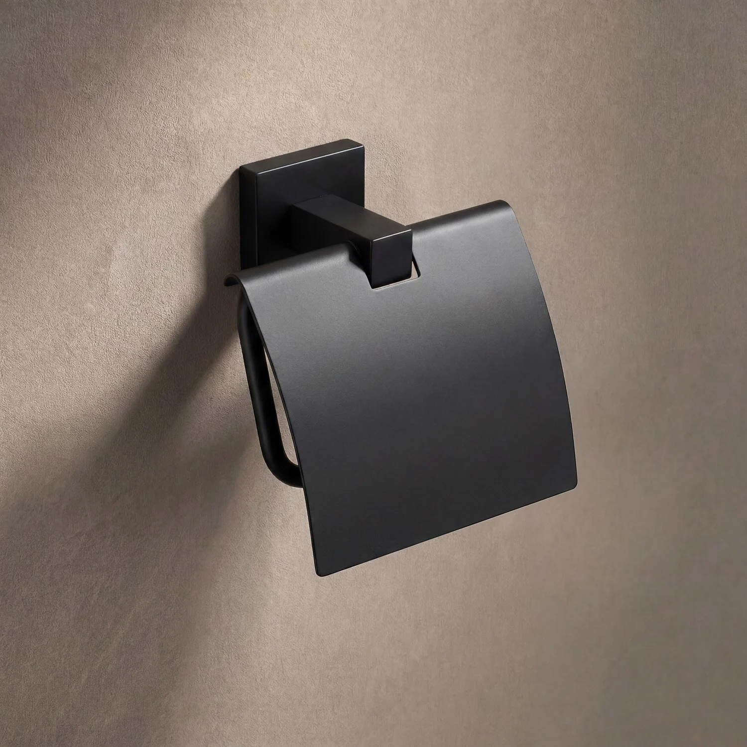 Kronenbach Quara 2.0 Black Papierhalter mit Deckel