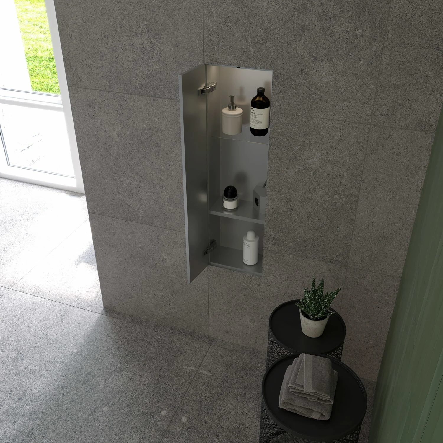 Kronenbach Cube Design Schrankmodul - Unterputzmodell 25 x 90 cm Bild 8