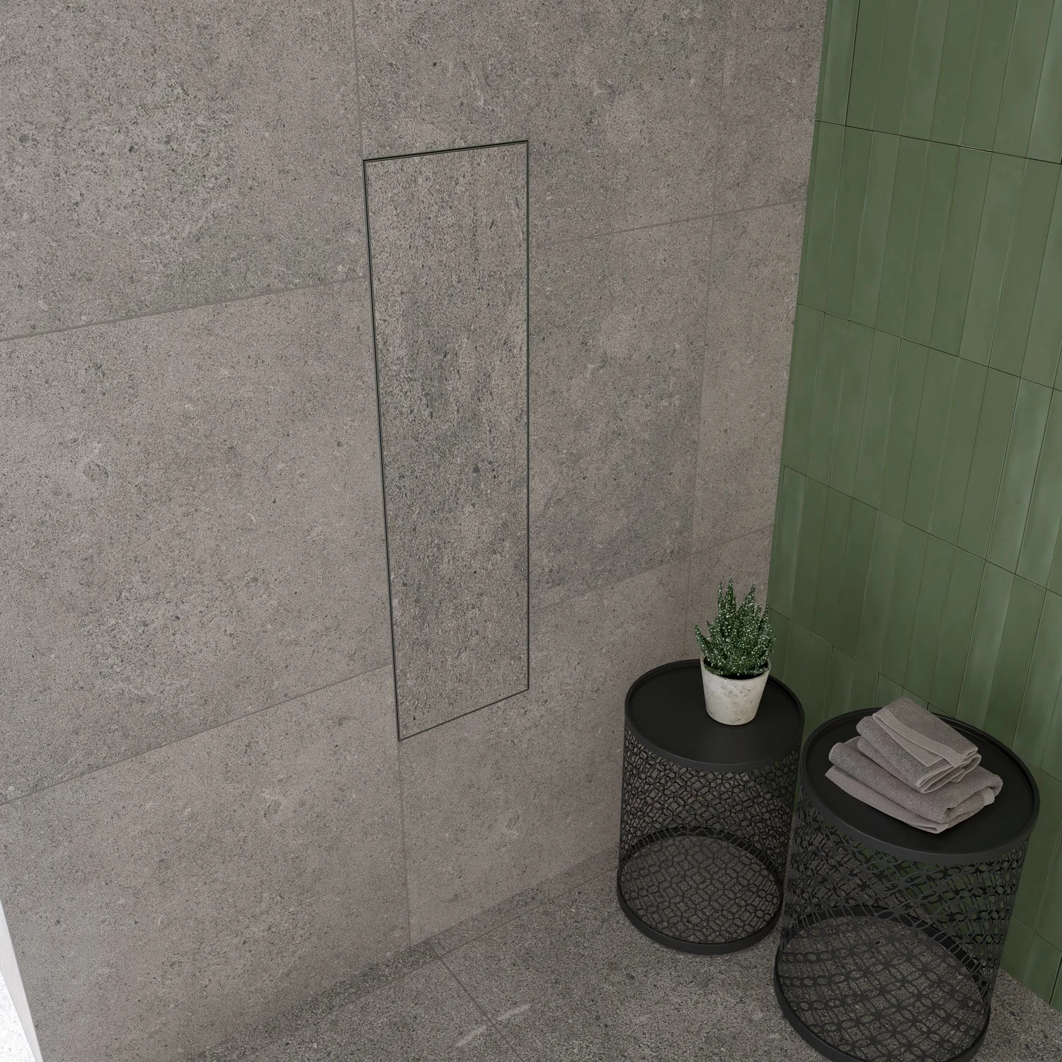 Kronenbach Cube Design Schrankmodul - Unterputzmodell 25 x 90 cm Bild 10