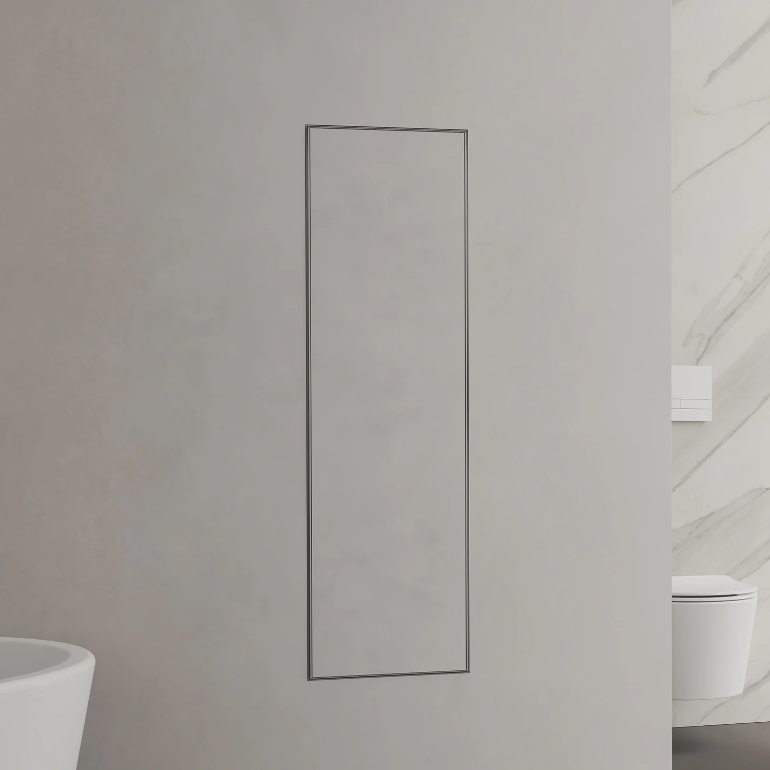 Kronenbach Cube Design Schrankmodul - Unterputzmodell 25 x 90 cm