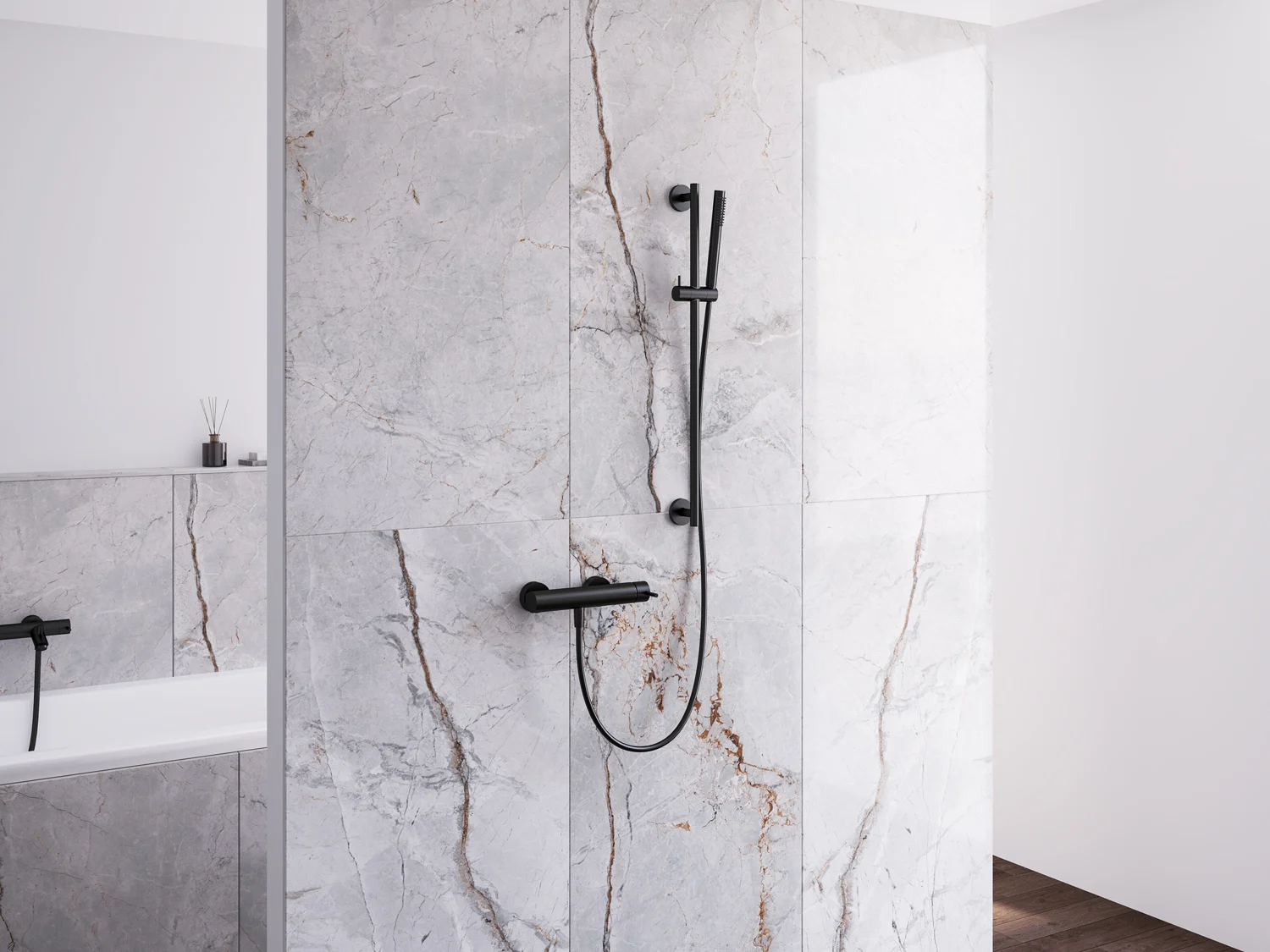 Kronenbach Lima 2.0 Black Aufputz-Brausearmatur Bild 6