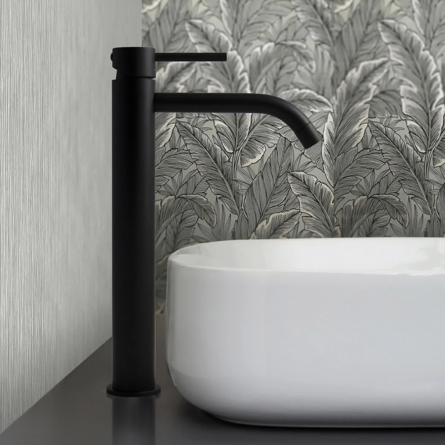 Kronenbach Lima 2.0 Black Waschtisch-Einhebelmischer XXL für Schalenbecken