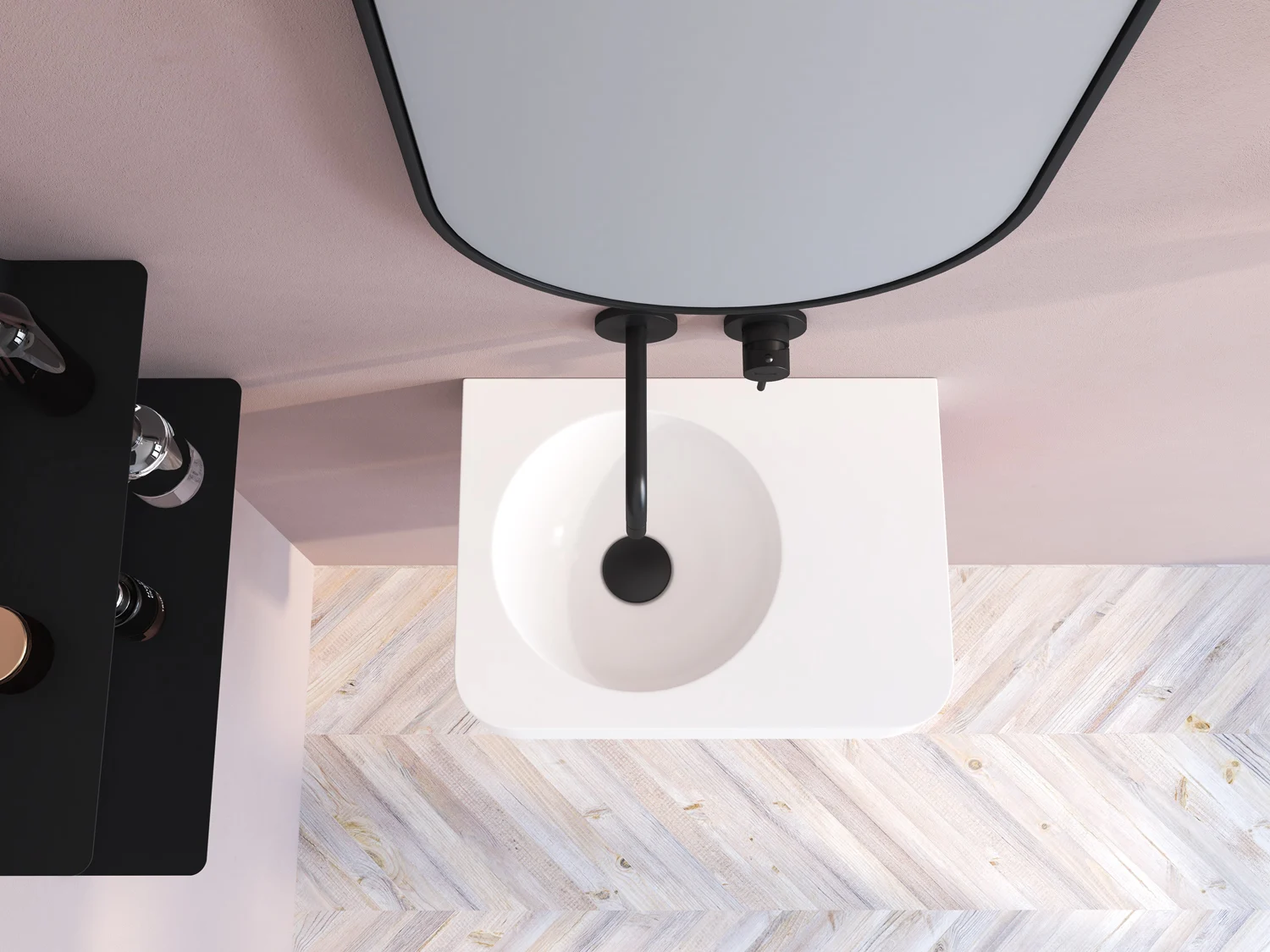 Kronenbach Lima 2.0 Black Waschtisch-Wandarmatur 17,5 cm inkl. Grundkörper Bild 3