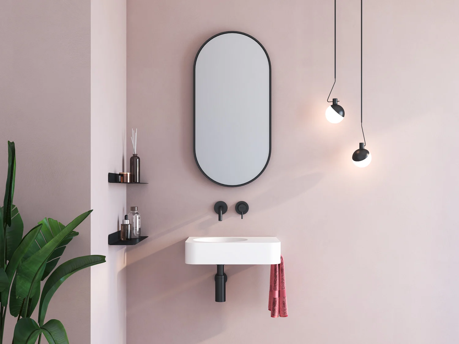 Kronenbach Lima 2.0 Black Waschtisch-Wandarmatur 24,5 cm inkl. Grundkörper Bild 3