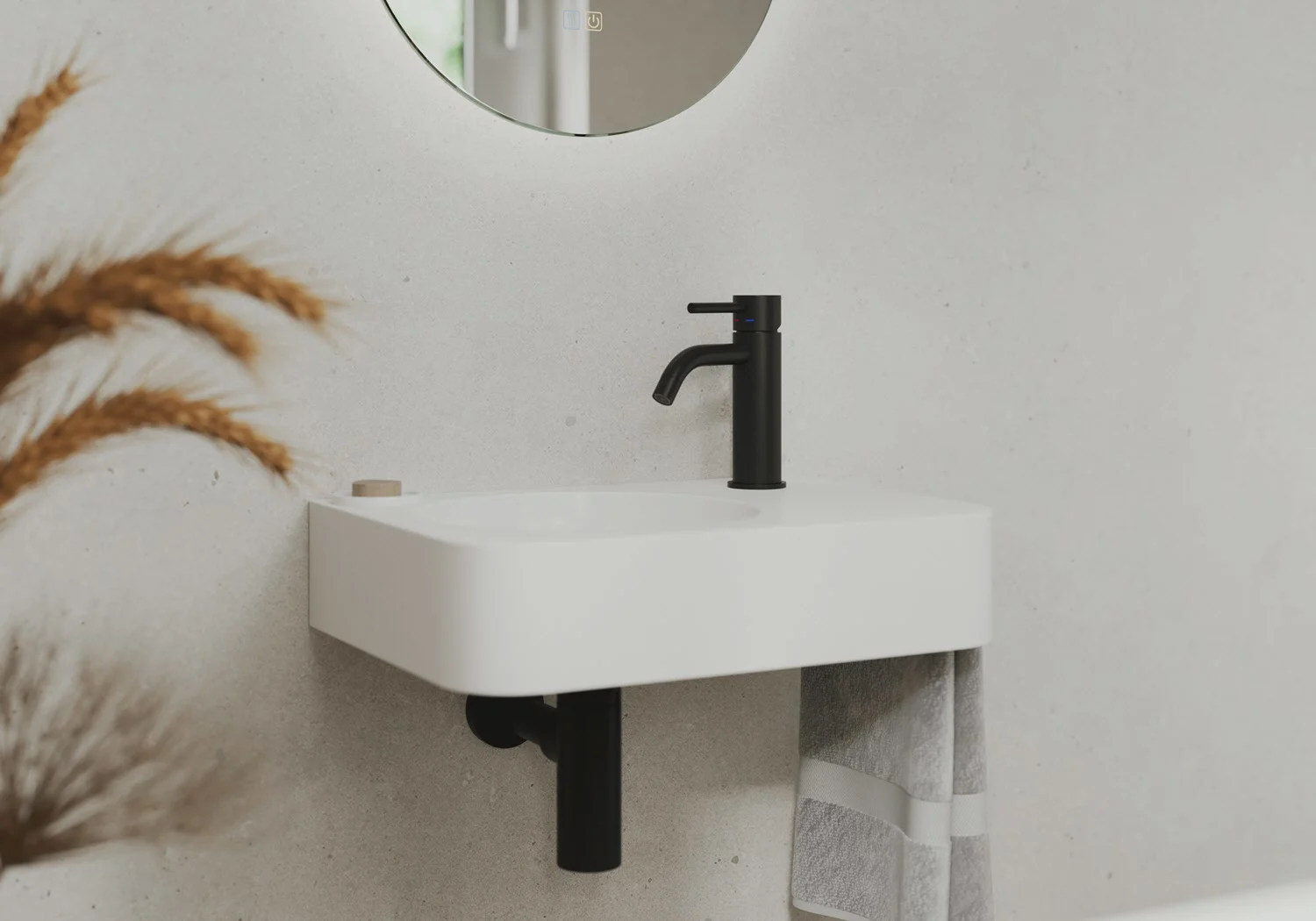 Kronenbach Lima 2.0 Black Waschtischeinhebelmischer ohne Ablaufgarnitur Bild 5